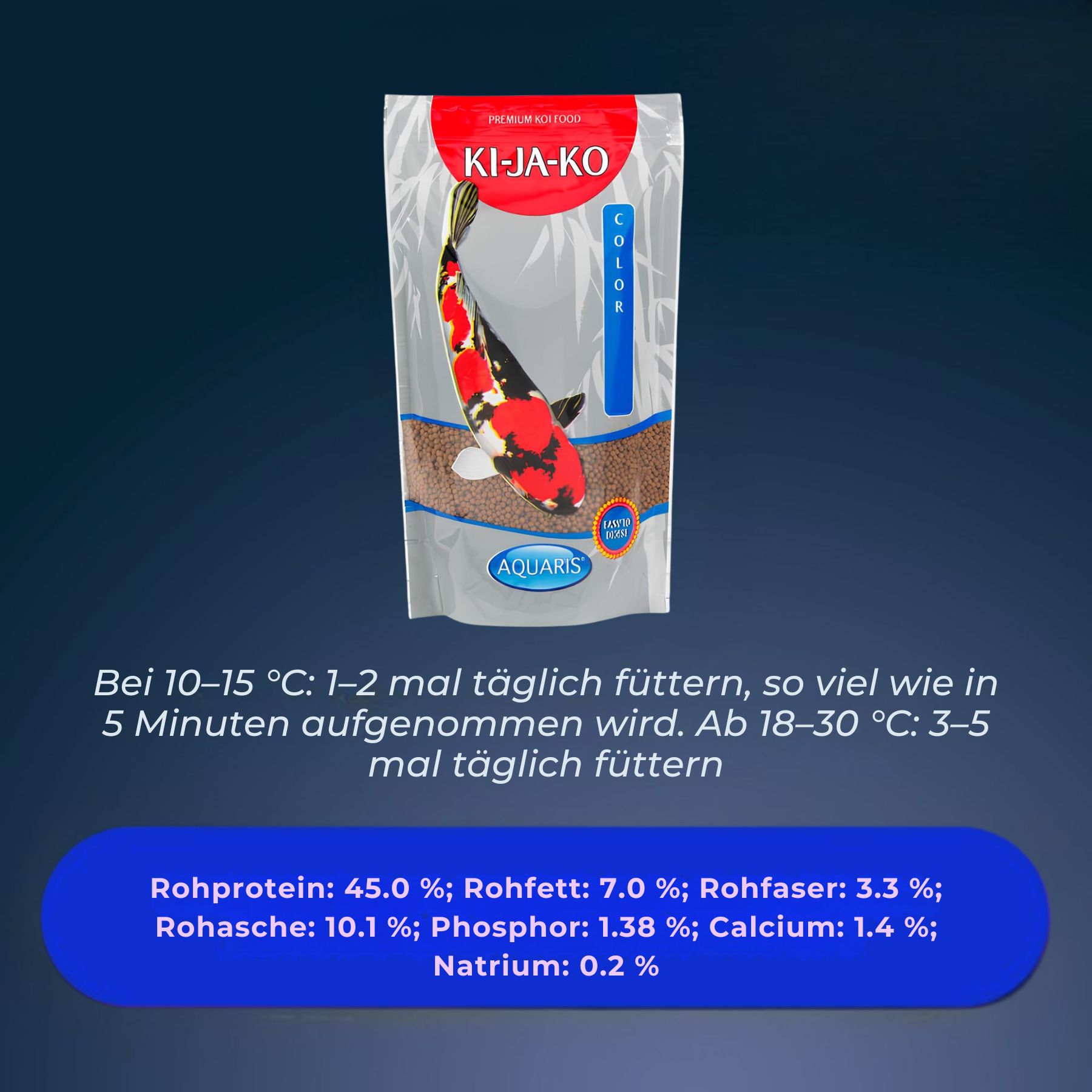 KI-JA-KO Koifischfutter Color