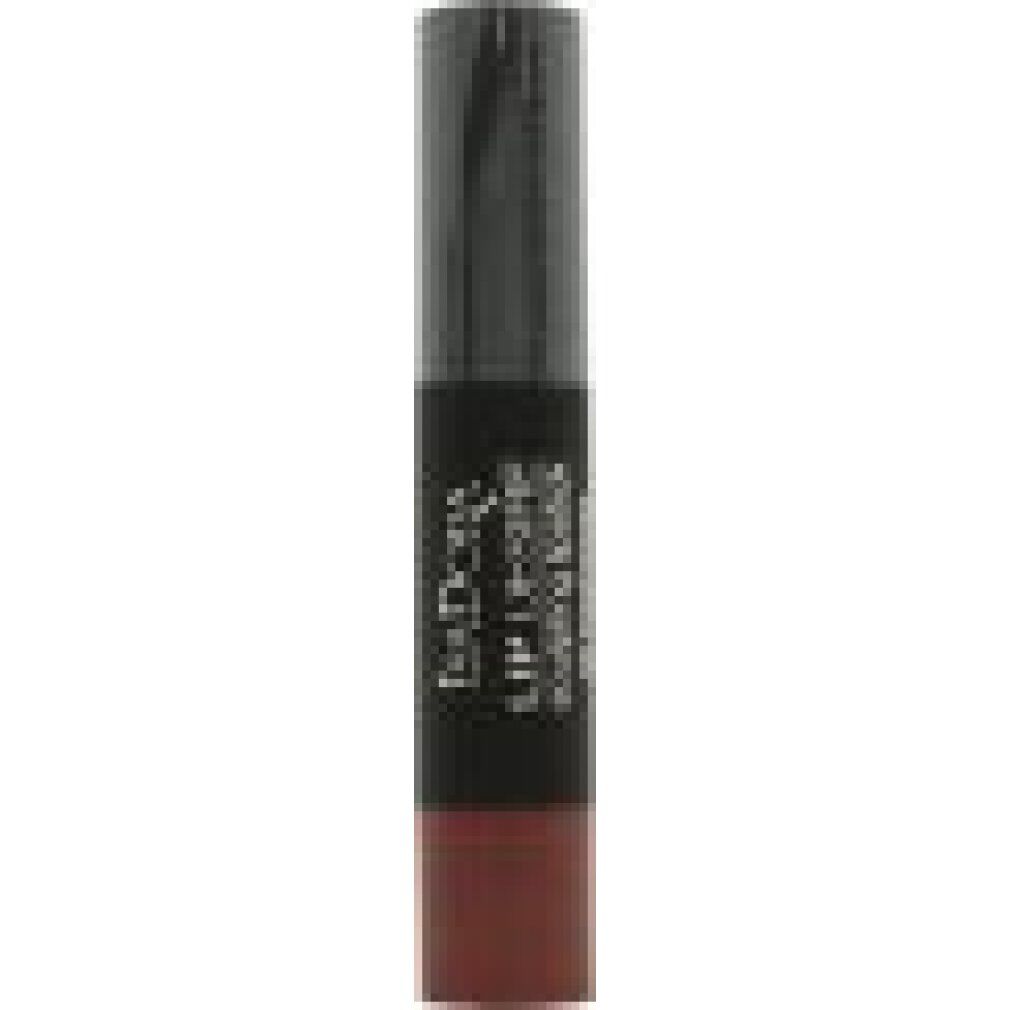 IsaDora Lip Desire Lipstick, Rosewood. Geschlossener schwarzer Stift. Lippenstiftspitze in Rosébraun.