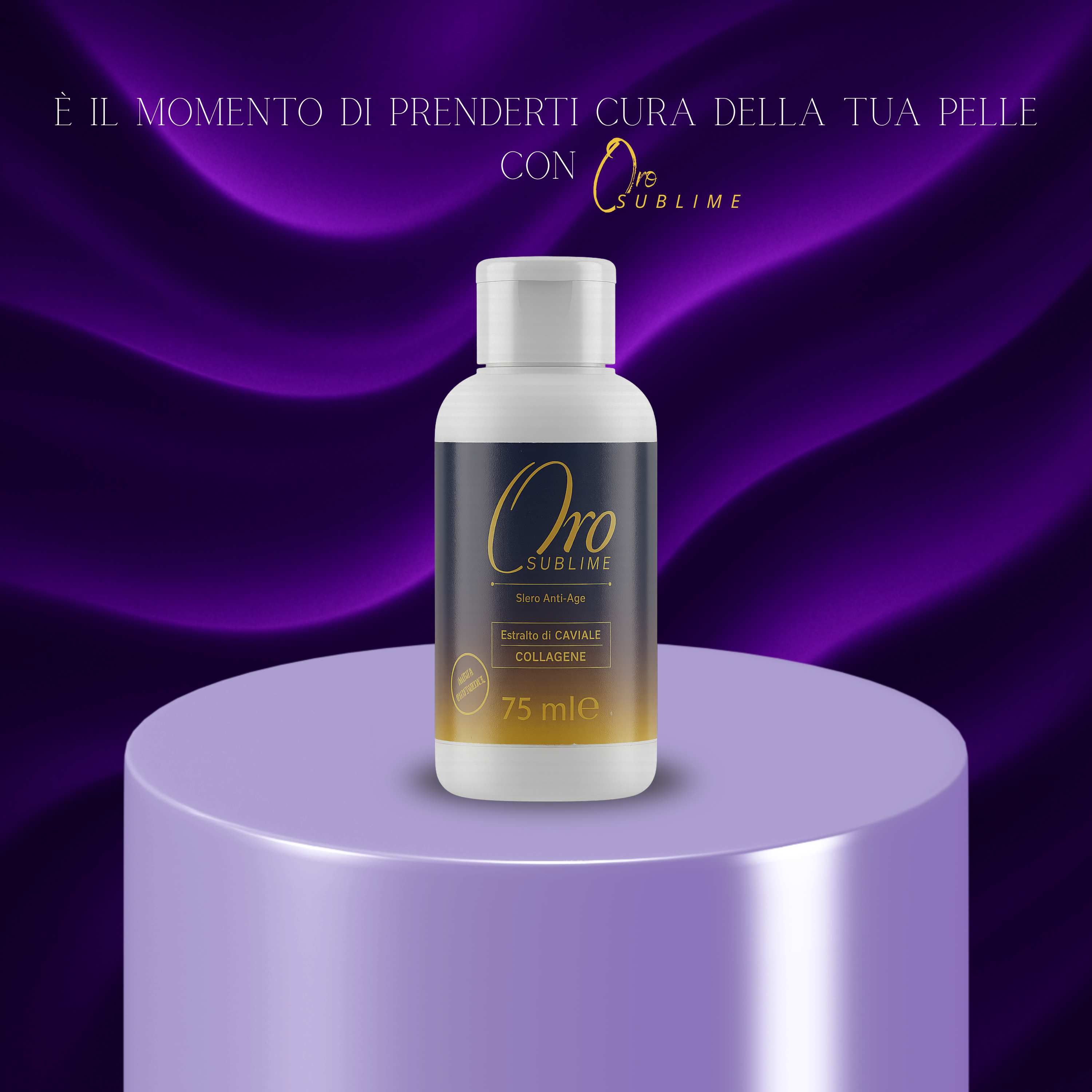 Aloha Labs Oro Sublime - Regenerierende Anti-Aging Creme-Serum mit Kollagen, Gold und Kaviar