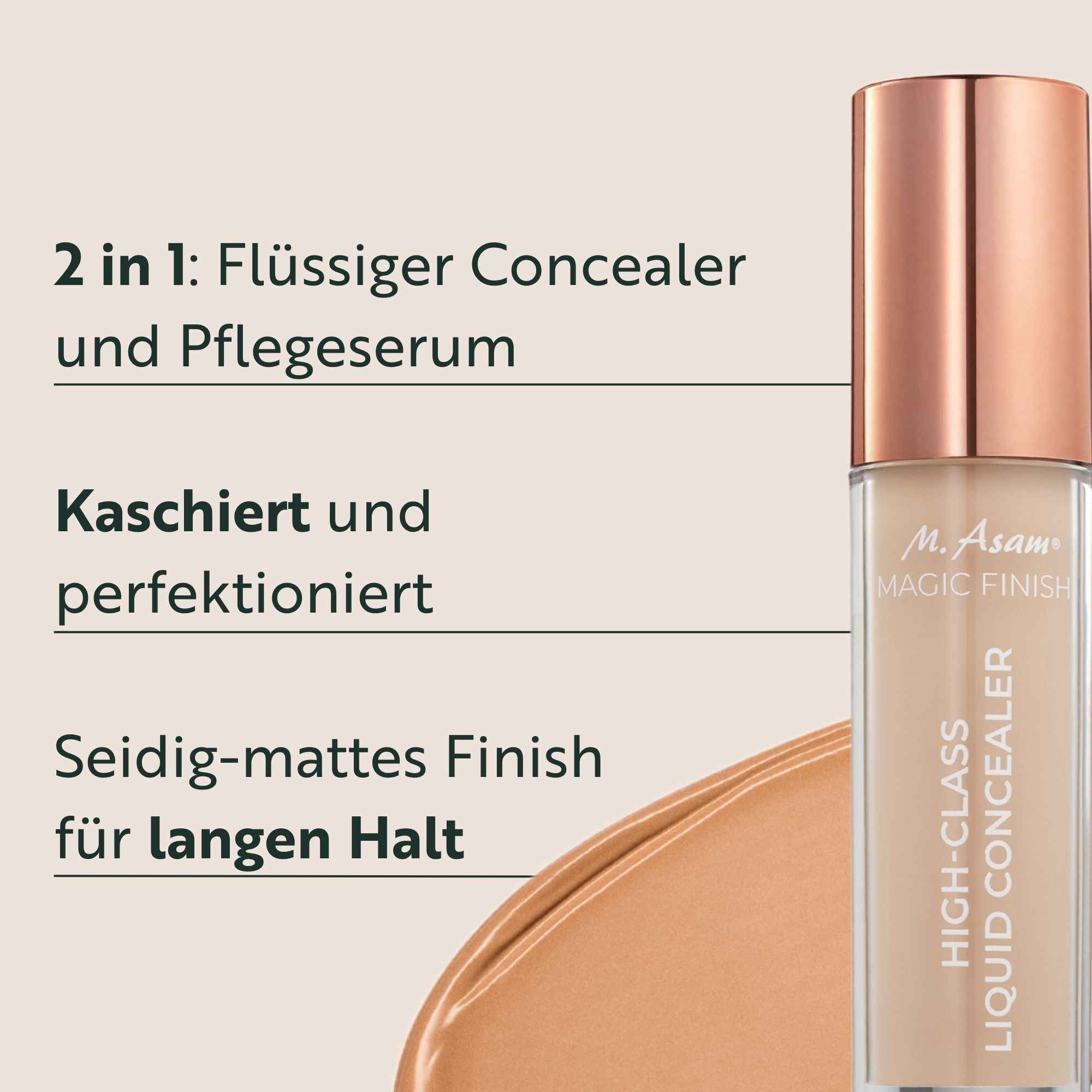 M. Asam MAGIC FINISH HIGHCLASS LIQUID CONCEALER Nude