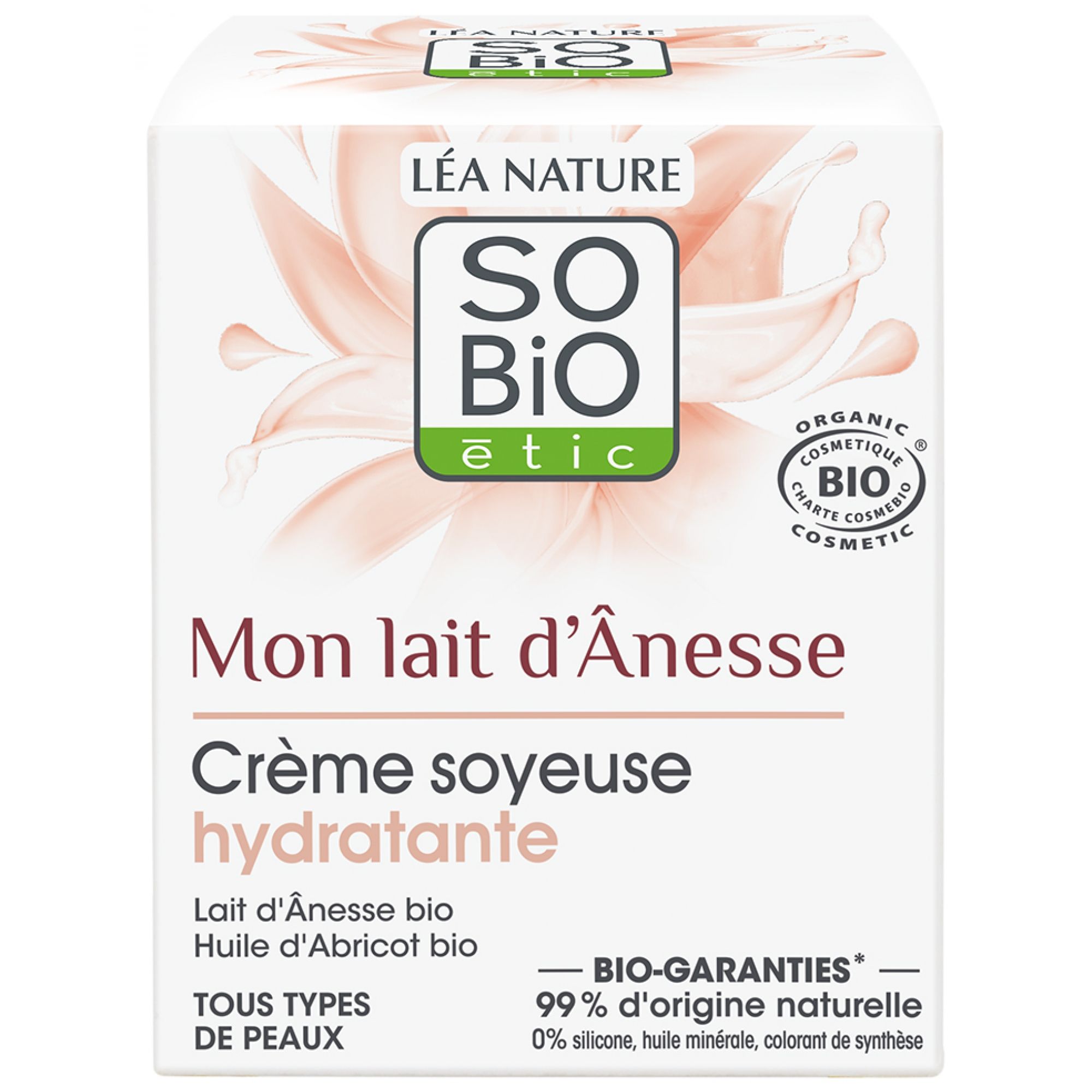 Léa Nature SO BIO étic My Donkey Milk Bio-Seiden-Feuchtigkeitscreme 7,1x6x6 cm
