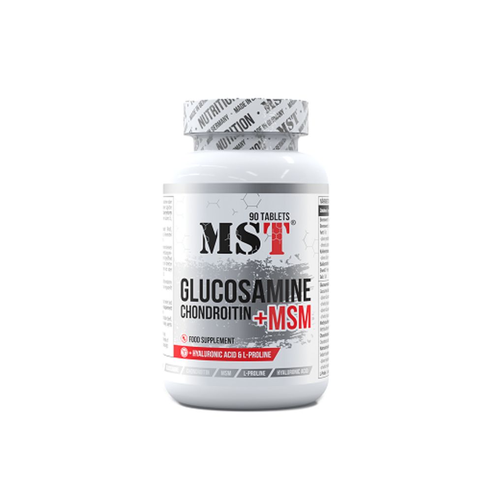 MST Glucosamine Chondroitine MSM + Hyaluron Tabletten 90 St