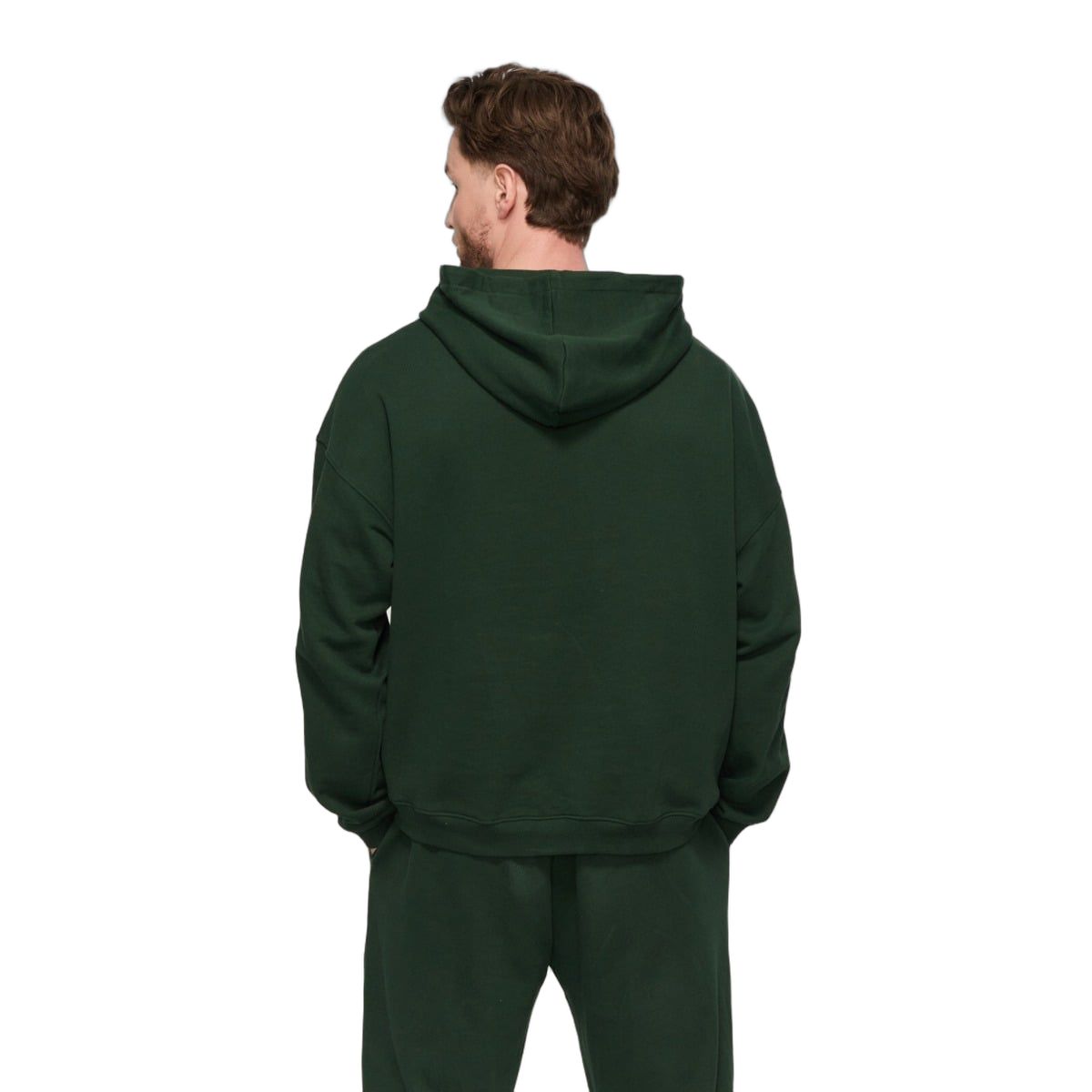 GymBeam Hoodie Herren Oversized mit Kängurutasche Varsity Grün
