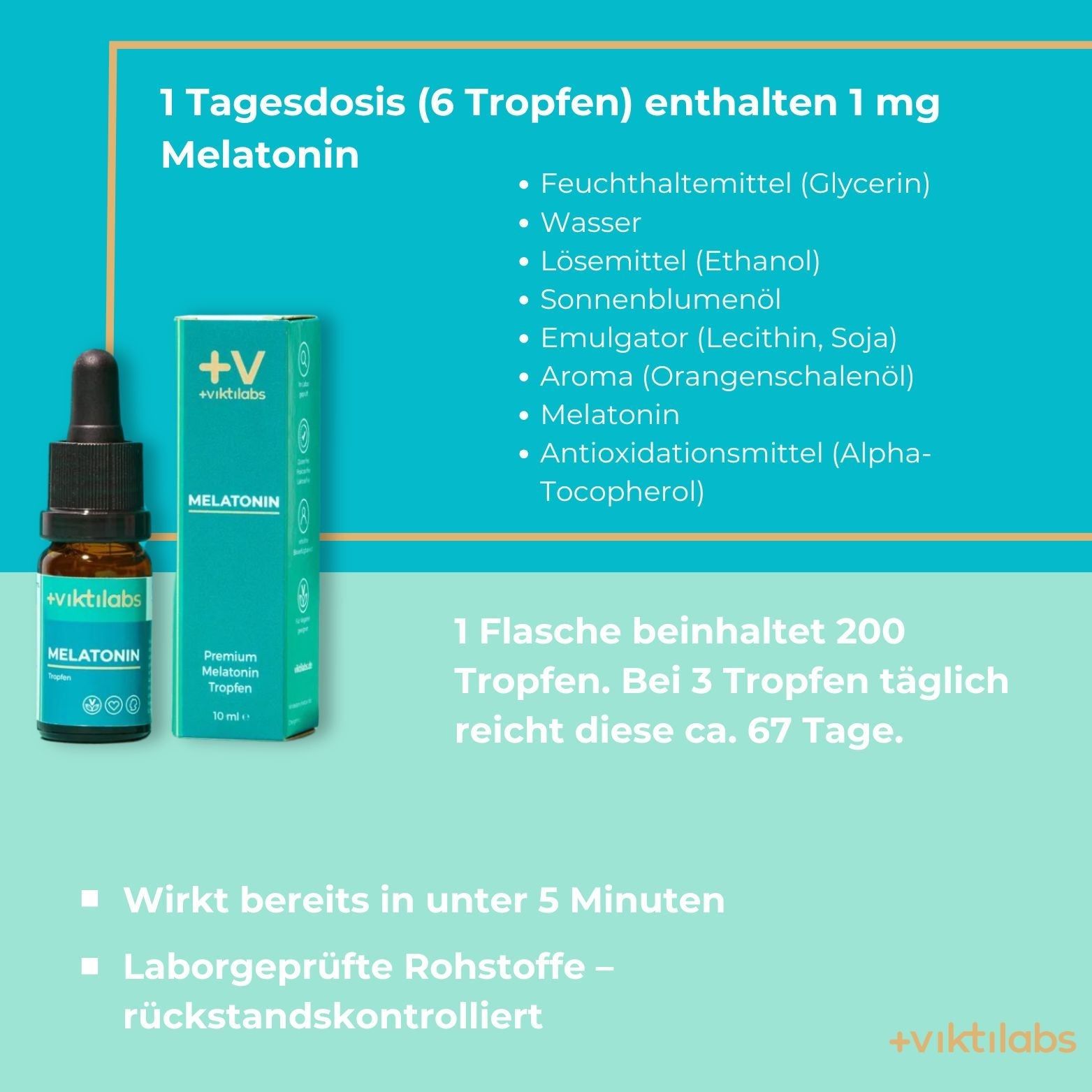 Viktilabs Melatonin: Dein Einschlaf-Turbo mit maximaler Bioverfügbarkeit