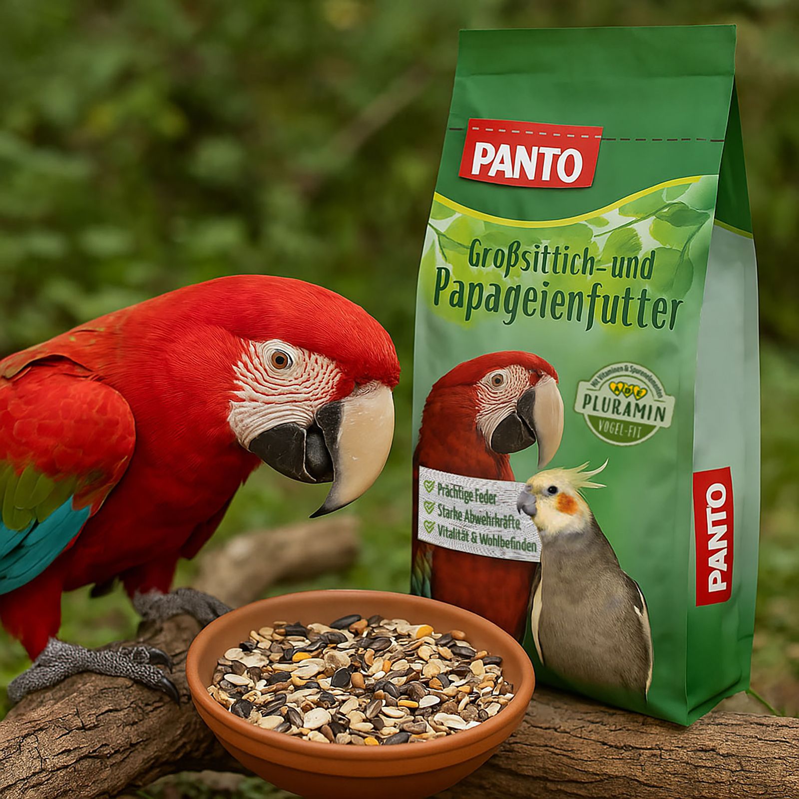 PANTO® Papageienfutter Spezial mit Pluramin®