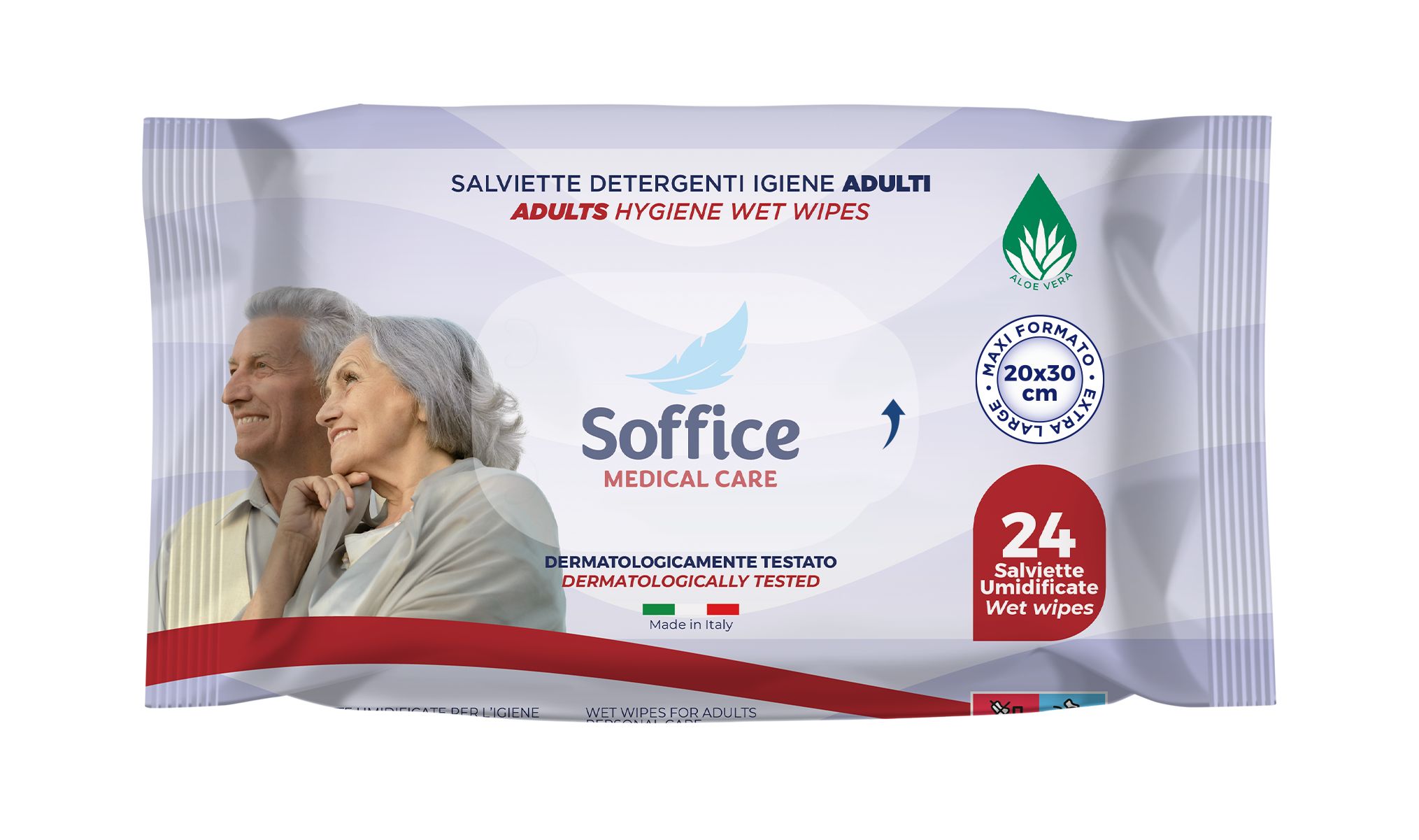 Salviette Rinfrescanti Multiuso per Adulti - 288 Salviette in 12 Confezioni