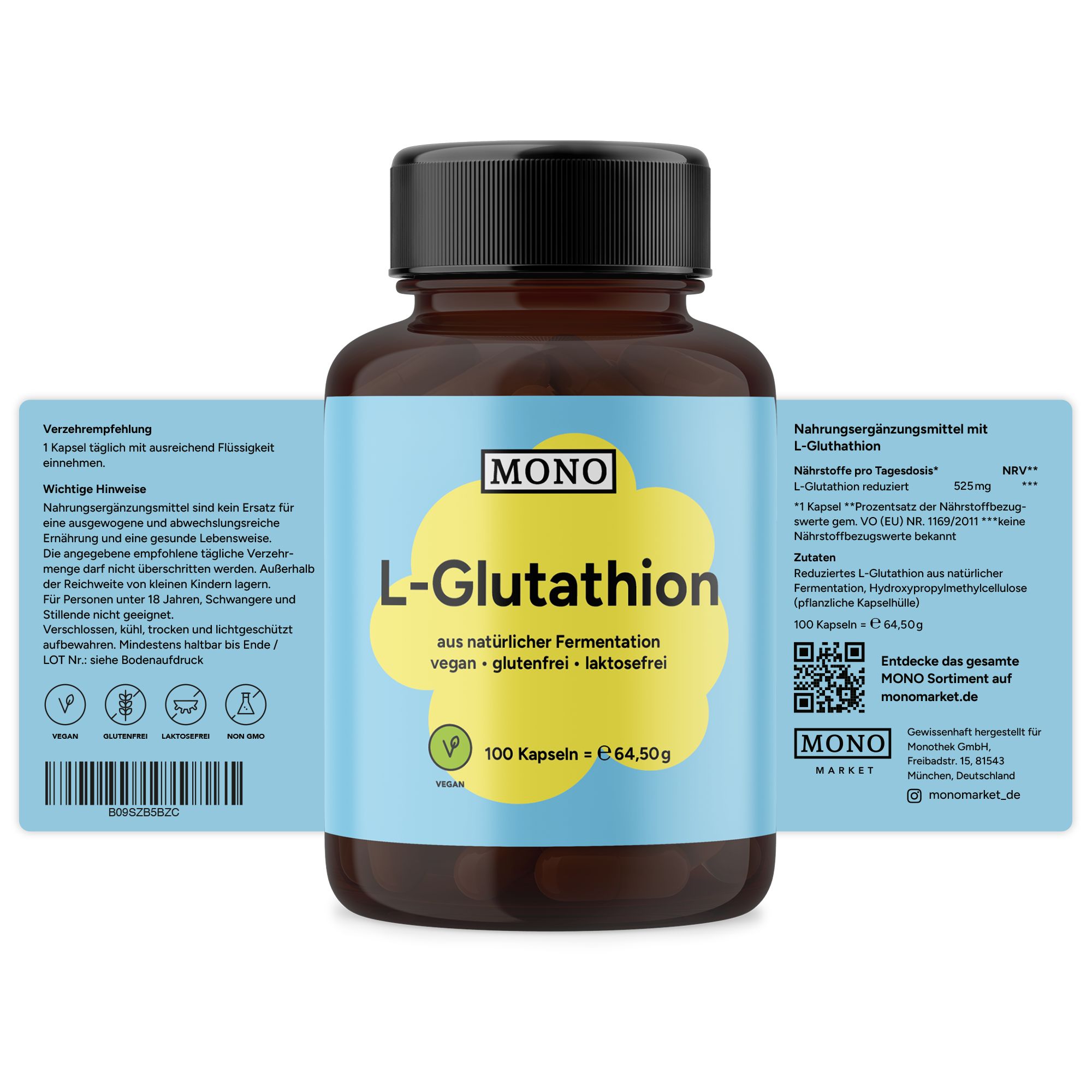 Mono L-Glutathion 100 St Kapseln