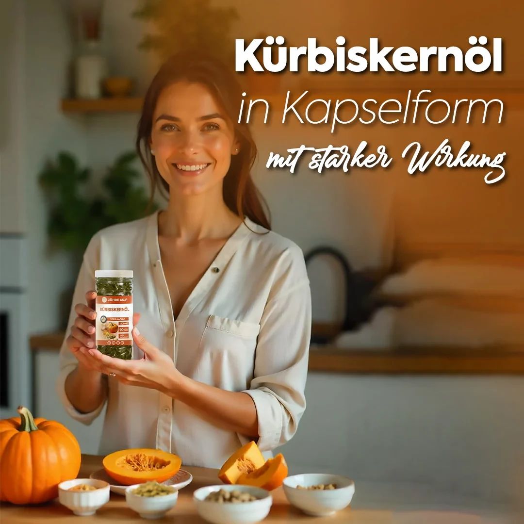 Zühre Ana | Weichkapseln mit Kürbiskernöl 1300 mg