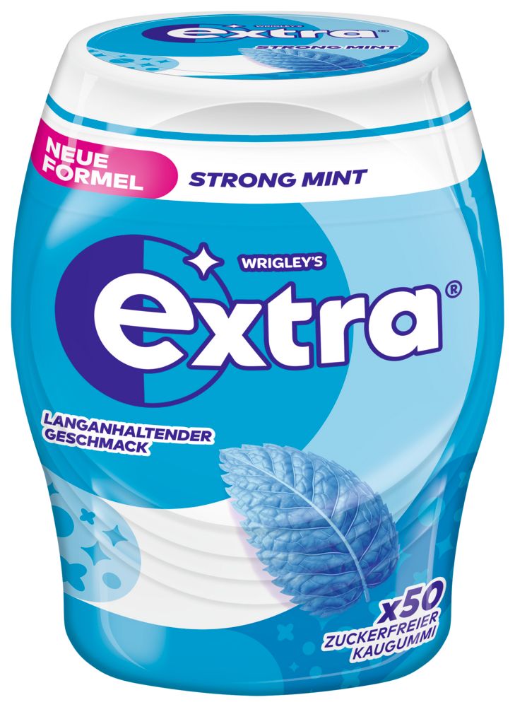 EXTRA Kaugummi Strong Mint 50 Dragees 1 Dose