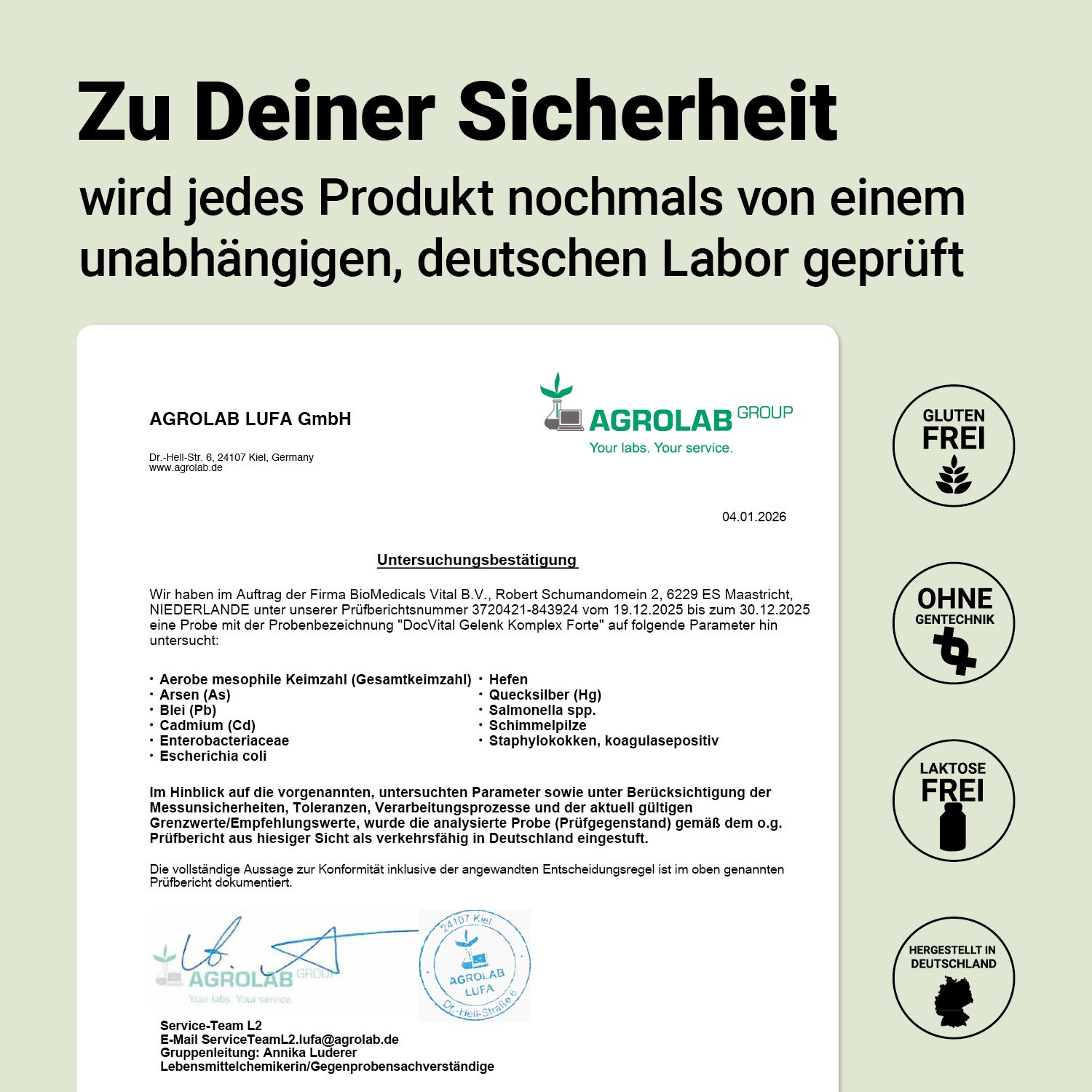 DocVital® Glucosamin Chondroitin MSM Kapseln hochdosiert - Gelenkkapseln mit Kurkuma