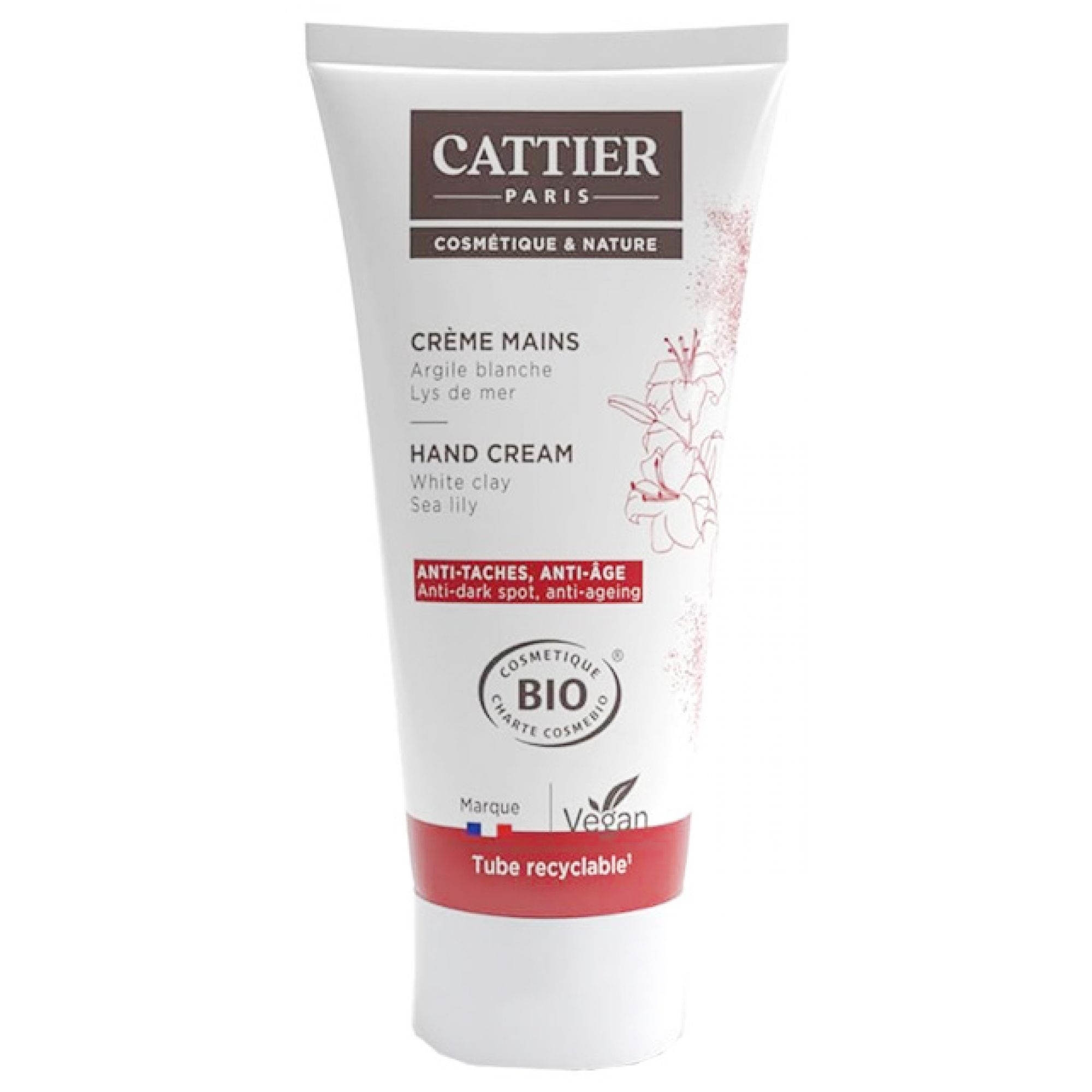 Cattier Handcreme Anti-Flecken Anti-Aging Bio 5,6x3,5x13 cm