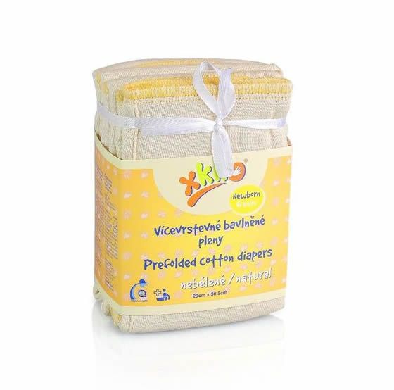 Kikko Prefold ungebleicht Set newborn 6 St