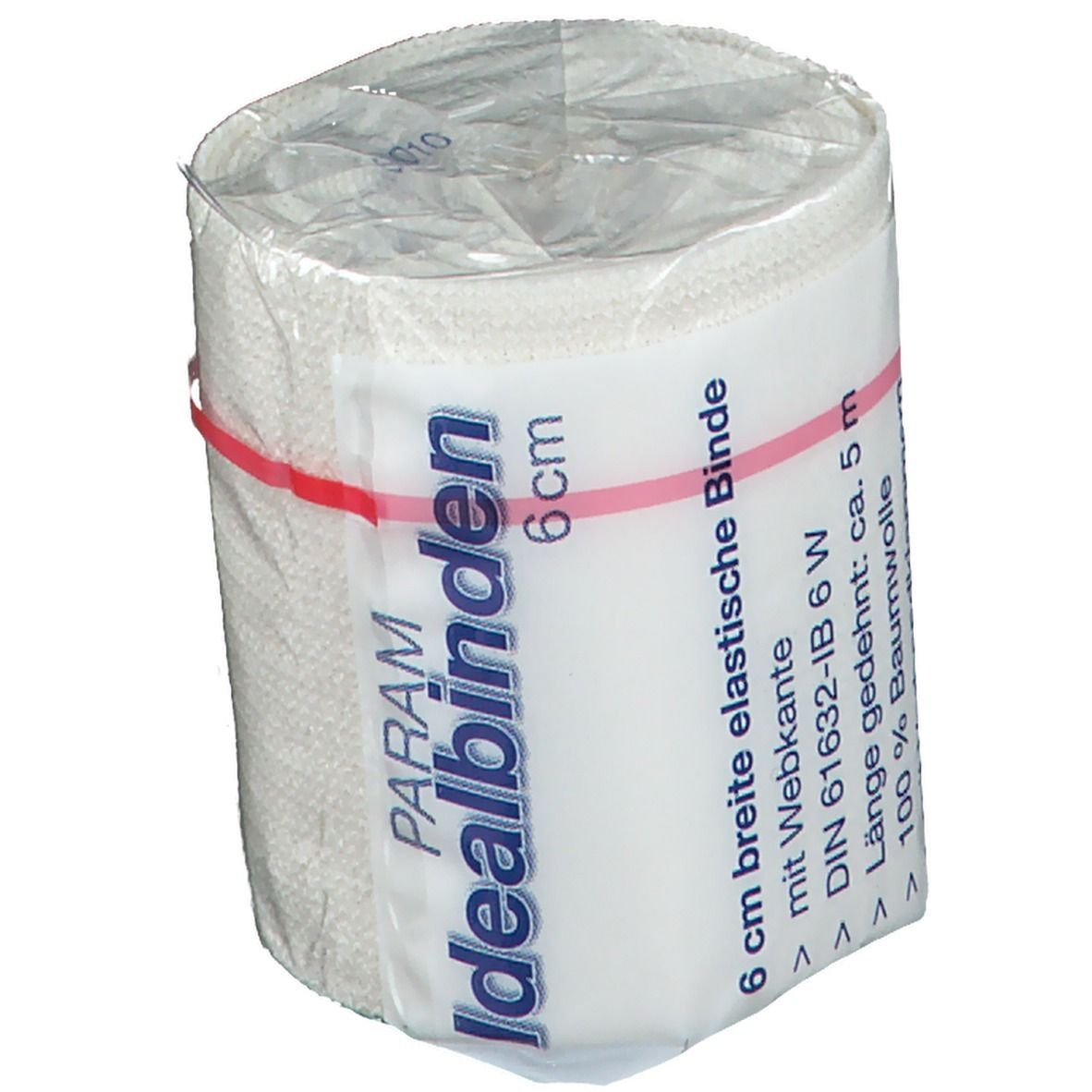 PARAM Idealbinde mit Webkante 10 cm