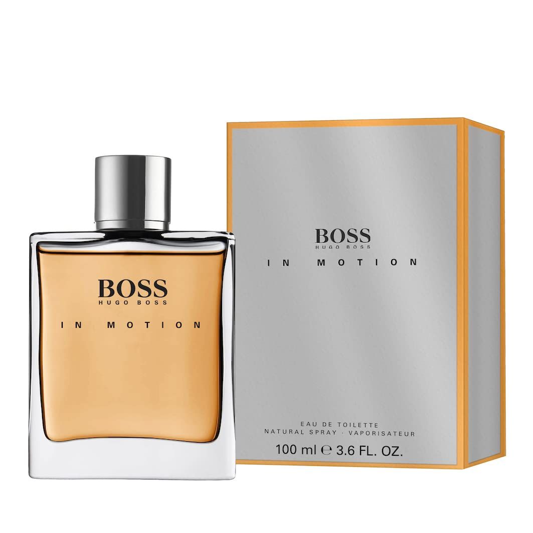 Hugo Boss In Motion Eau de Toilette Flakon und Verpackung.