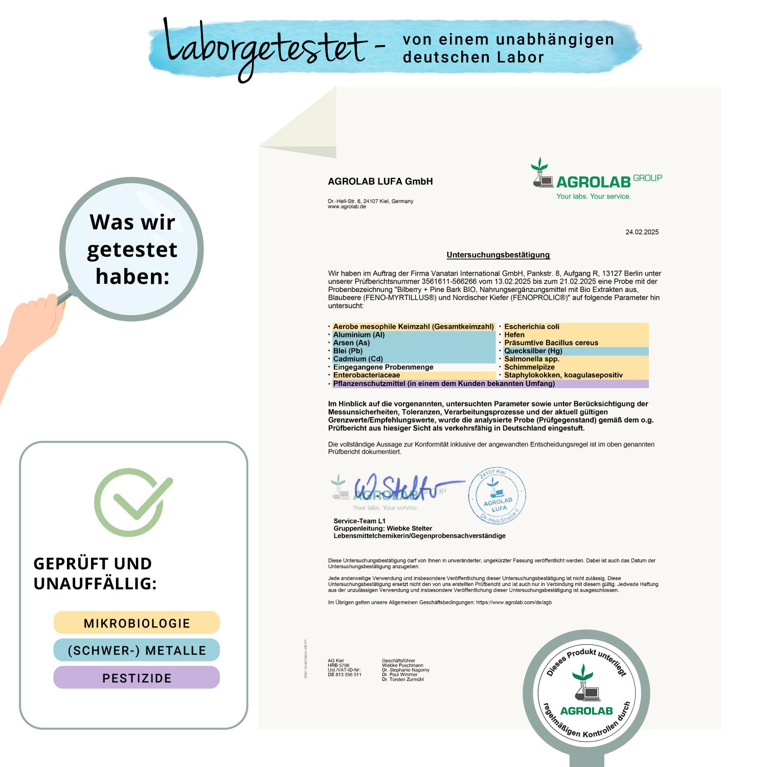 VEGAVERO Bilberry + Pine Bark BIO