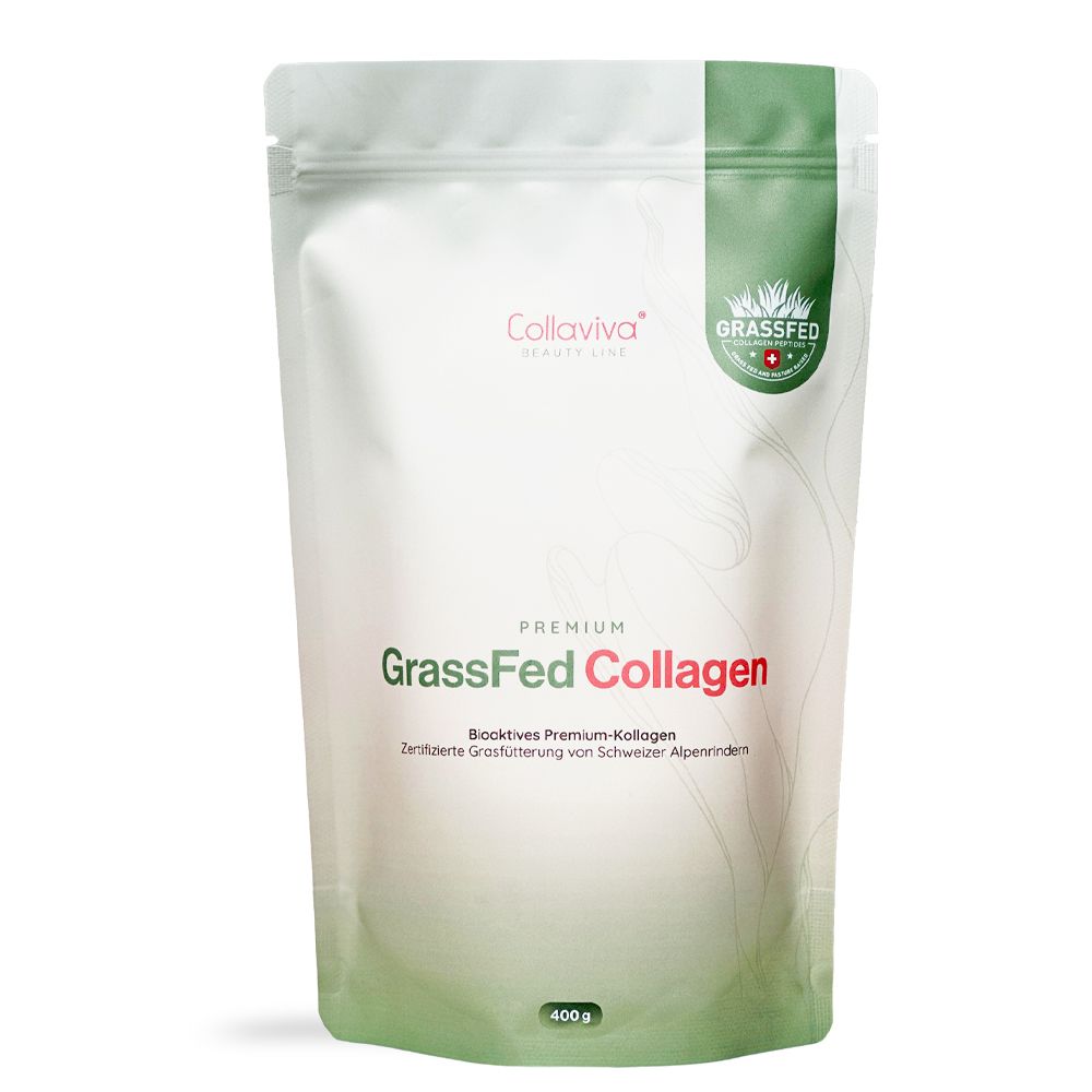 Collaviva Grass-fed Collagen aus der Schweiz( Collaswiss®) von Alpenrindern 400 g Pulver