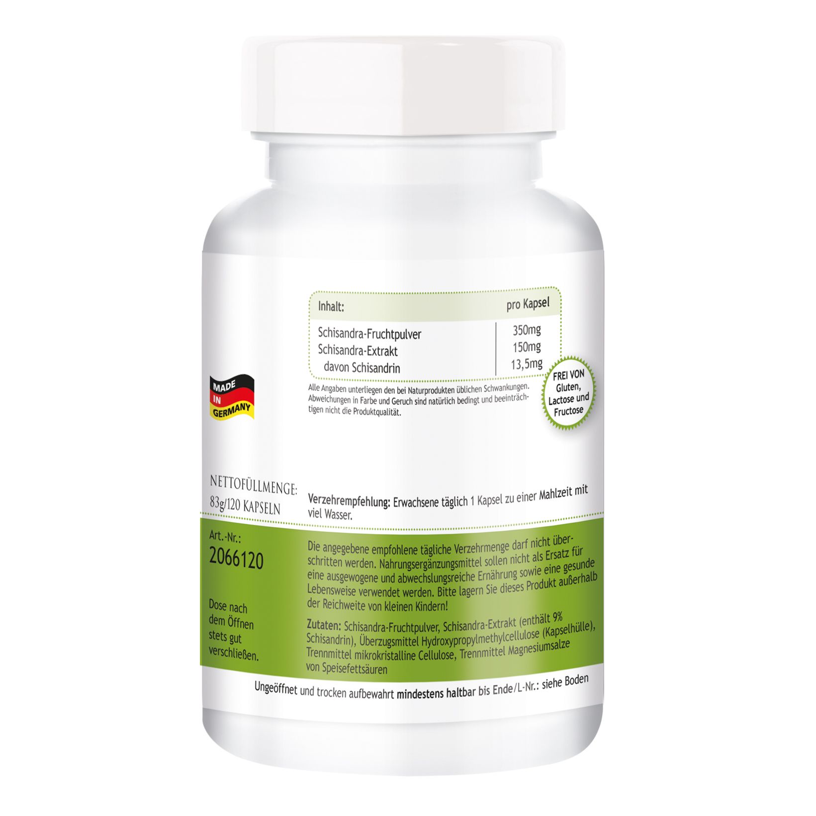 Warnke Vitalstoffe | Schisandra 500mg