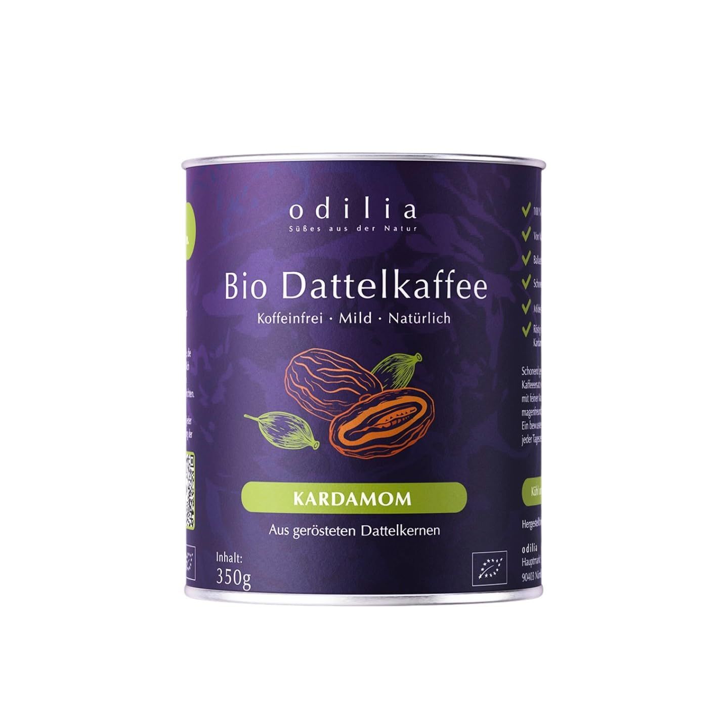 Dattelkaffee mit Kardamom 350 g Kaffee