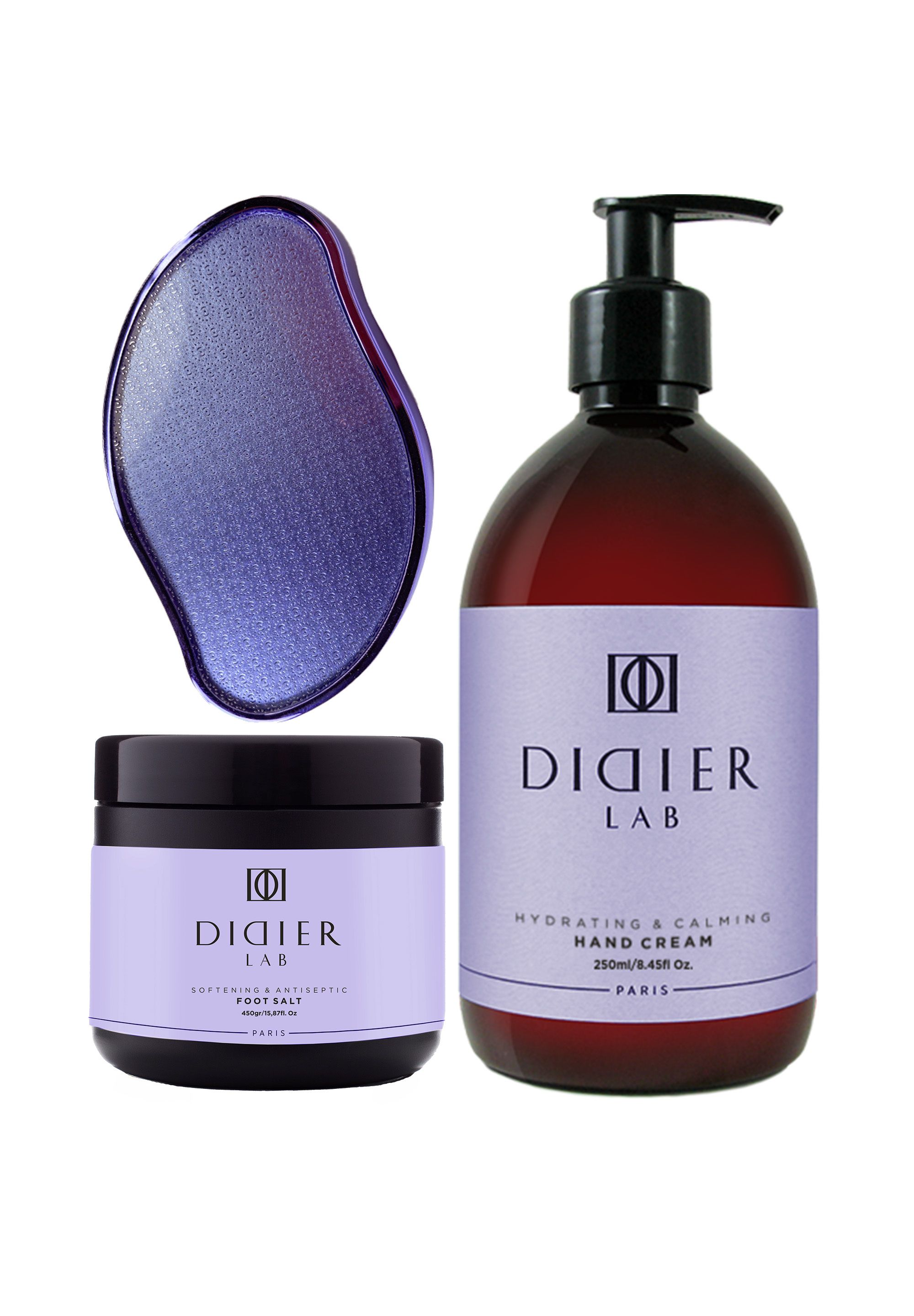 Didier Lab Fuß- und Handpflege-Set clear