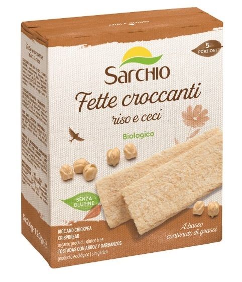 Fette Croccanti Riso e Ceci Senza Glutine - Sarchio