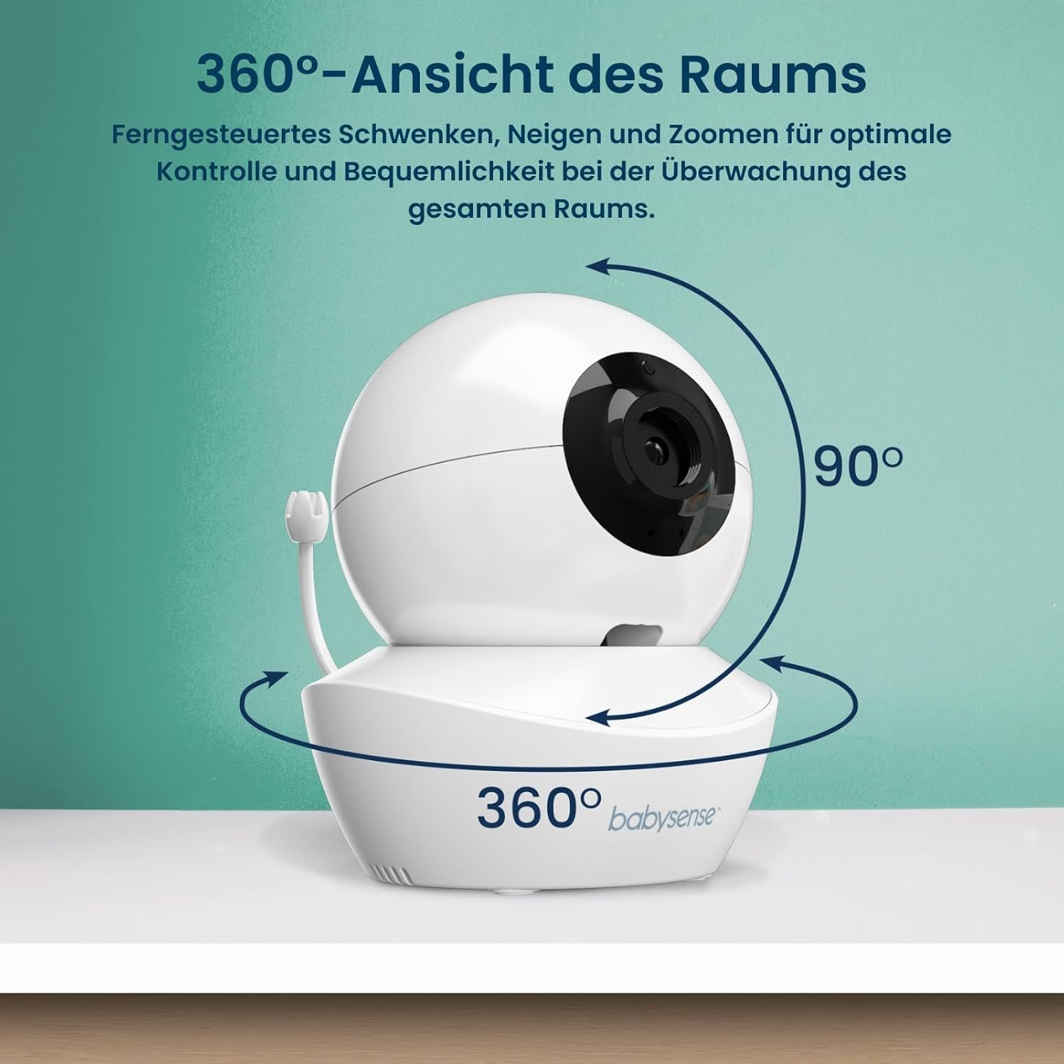 Babysense Babyphone HD mit 2 Kameras