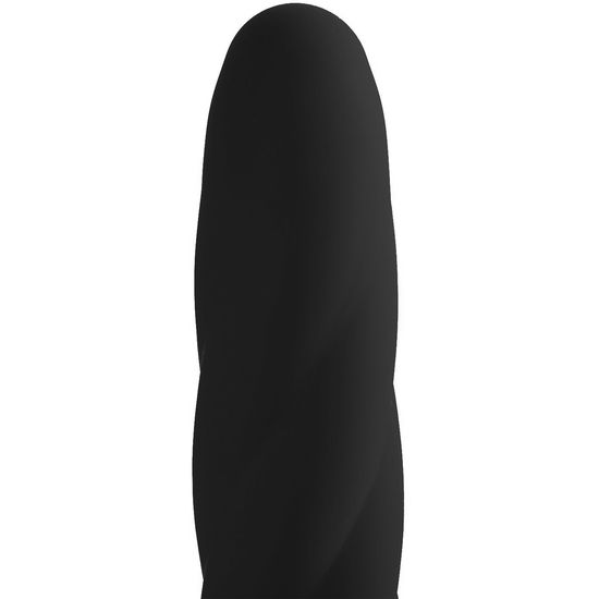 Lumunu Silikon Vibrator Twist (schwarz)