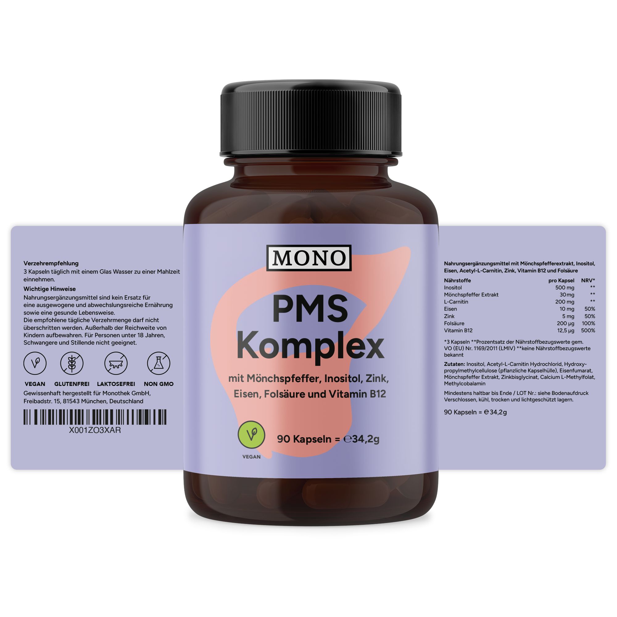 Mono PMS Komplex 90 St Kapseln