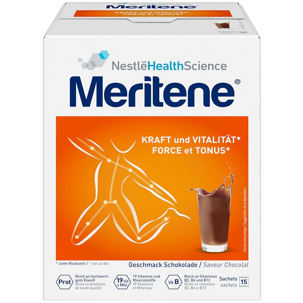 Meritene® KRAFT und VITALITÄT Schokolade