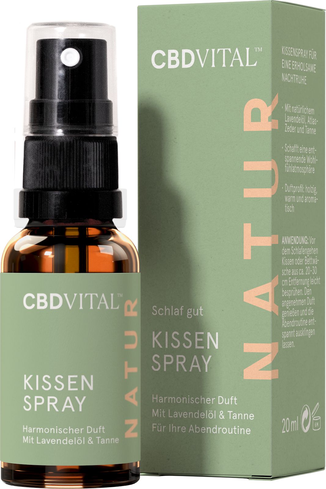 CBD Vital Kissenspray Schlaf gut für besseren 20 ml Spray