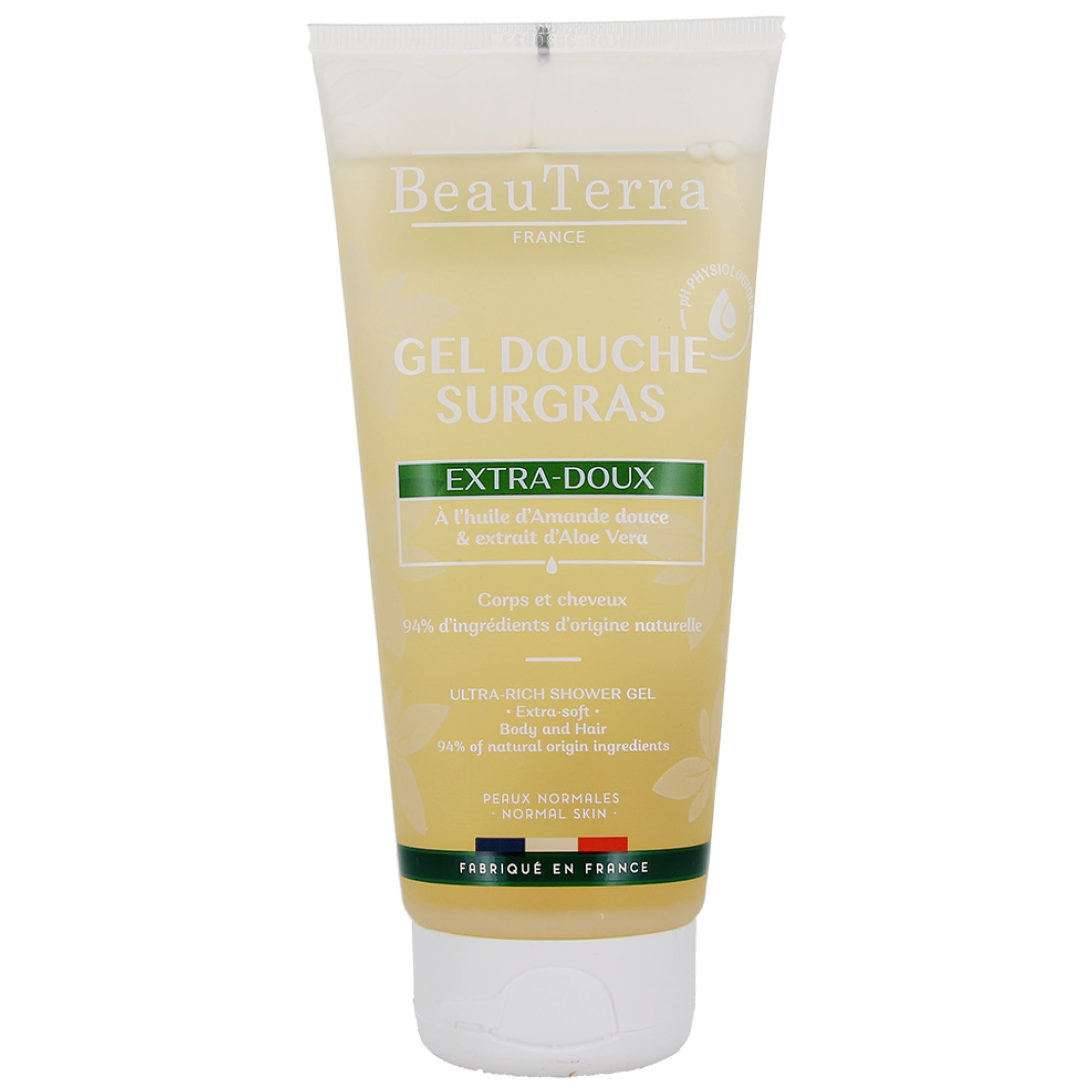 BeauTerra Extra Mildes, Fettiges Duschgel 5x7,7x17,3 cm