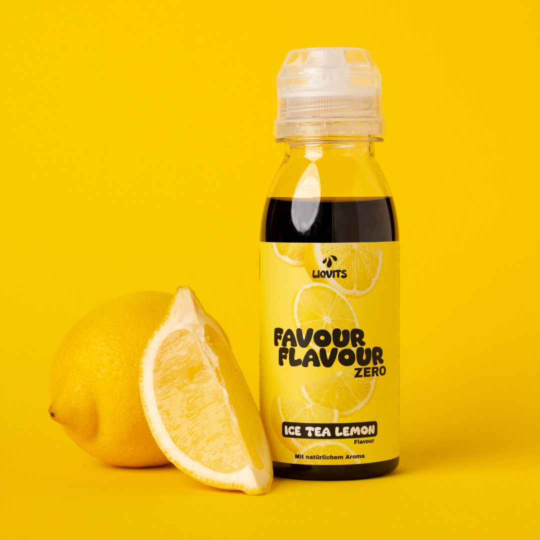 Favour Flavour Ice Tea Lemon Sirup Zero mit natürlichem Aroma