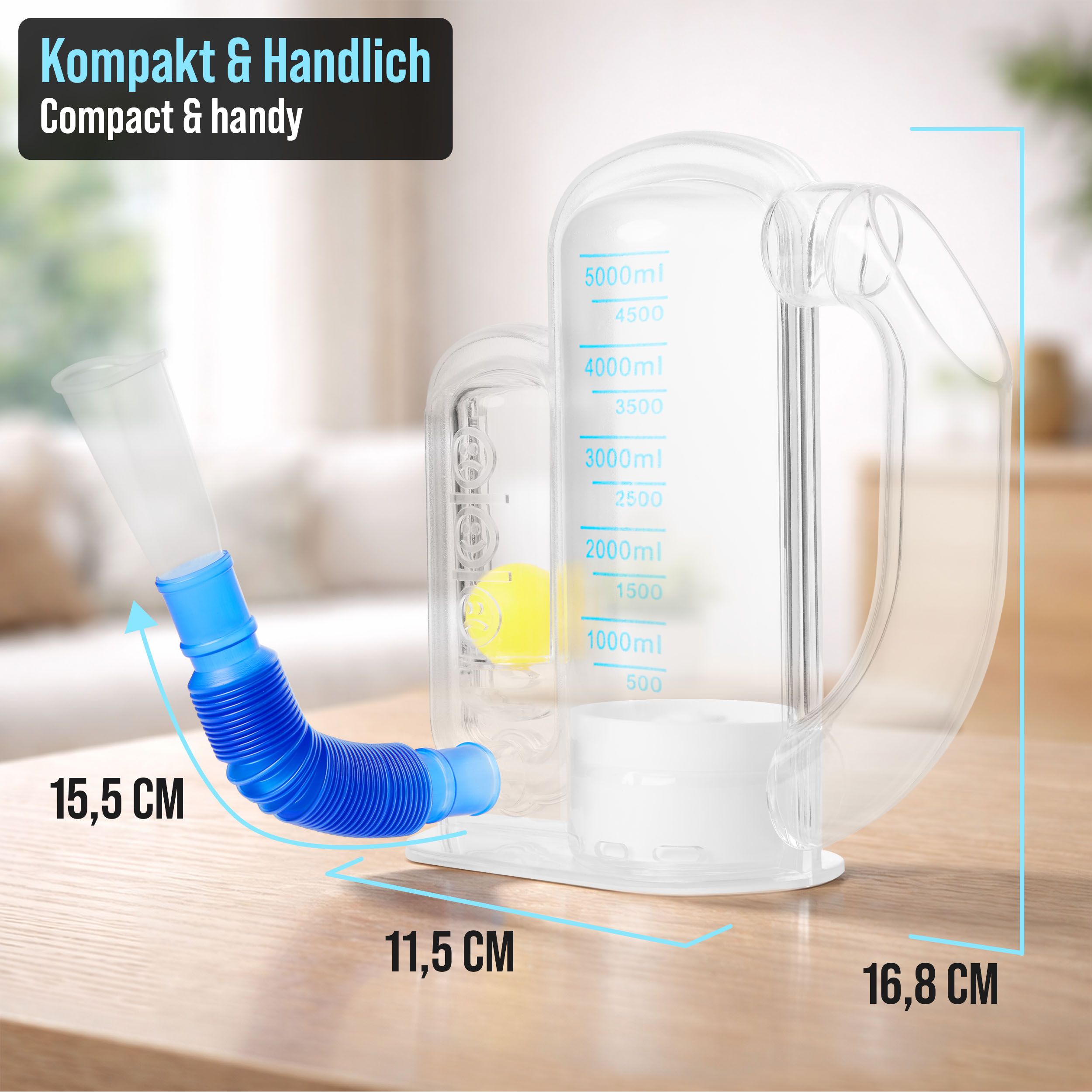 Pulox Lungentrainer BE-5000