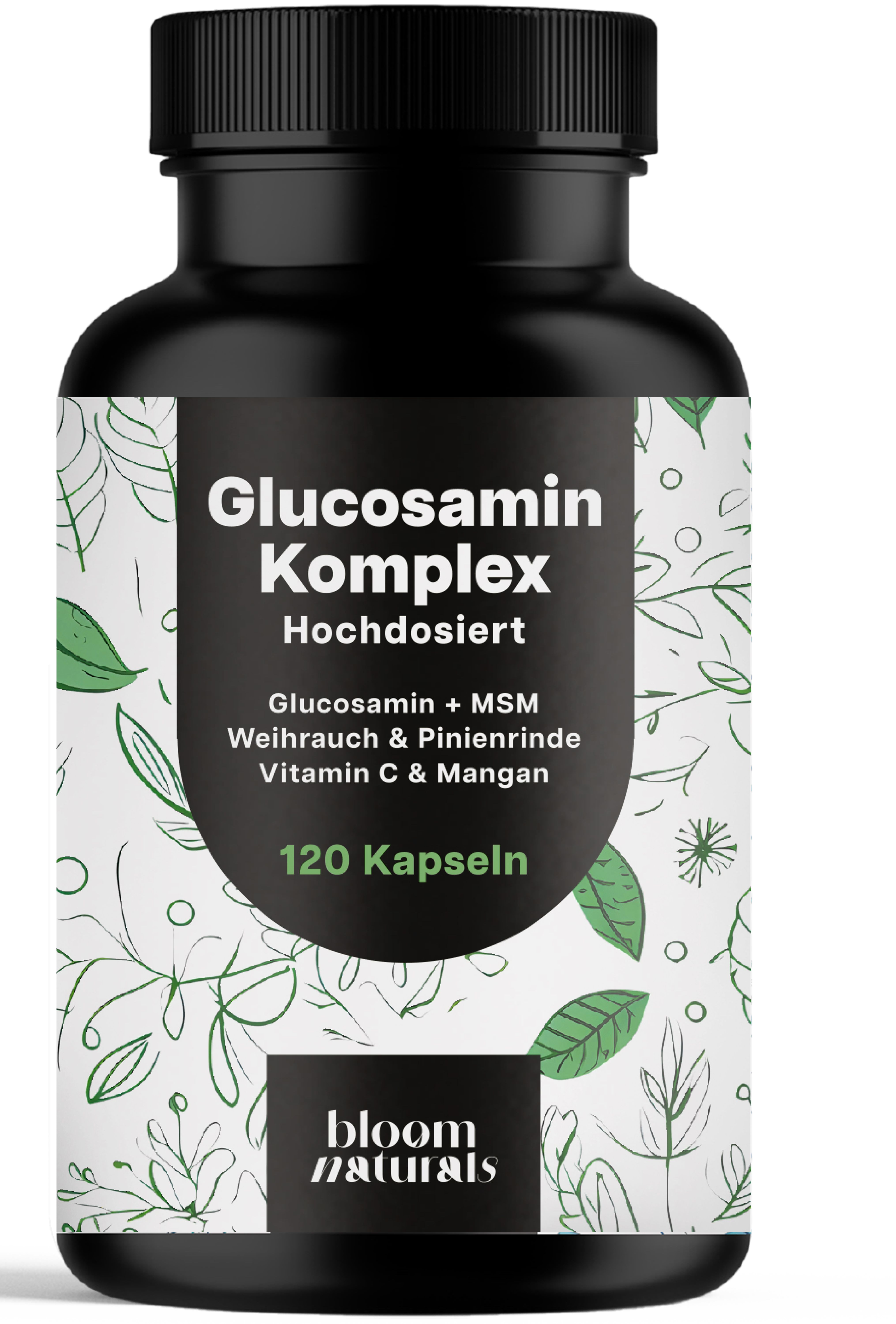 Bloom Naturals Glucosamin Komplex Kapseln