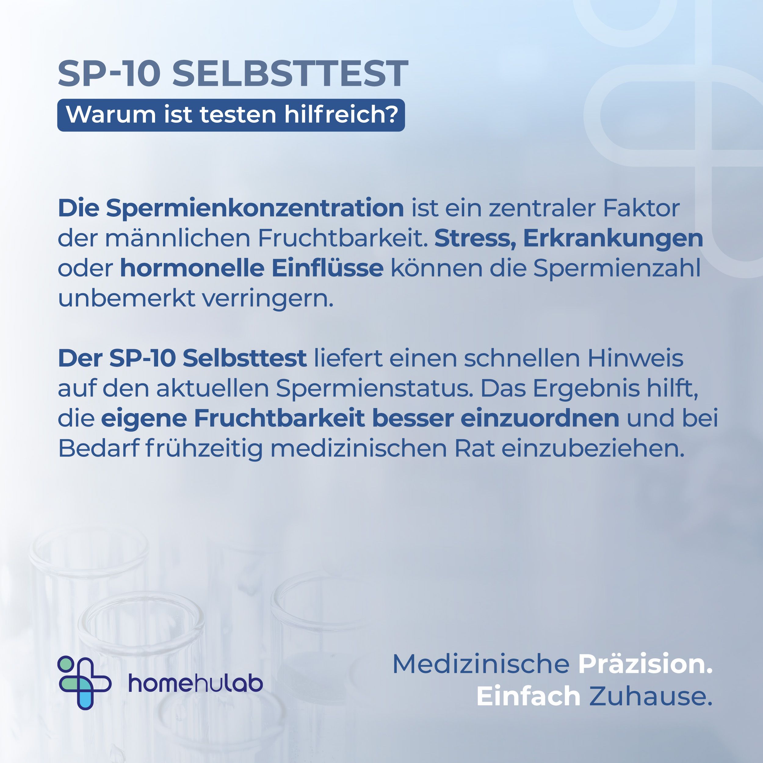HomeHuLab  Spermatest Männer – Fruchtbarkeit zuhause testen