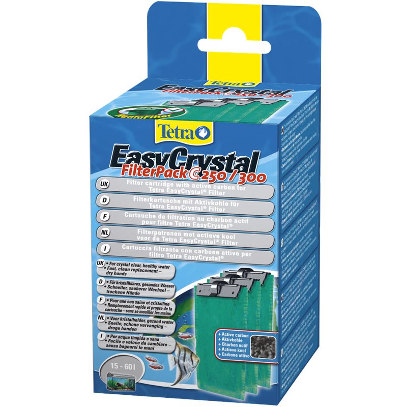 Tetra EasyCrystalFilterPack C250/300 Akohle. 1 St Filter