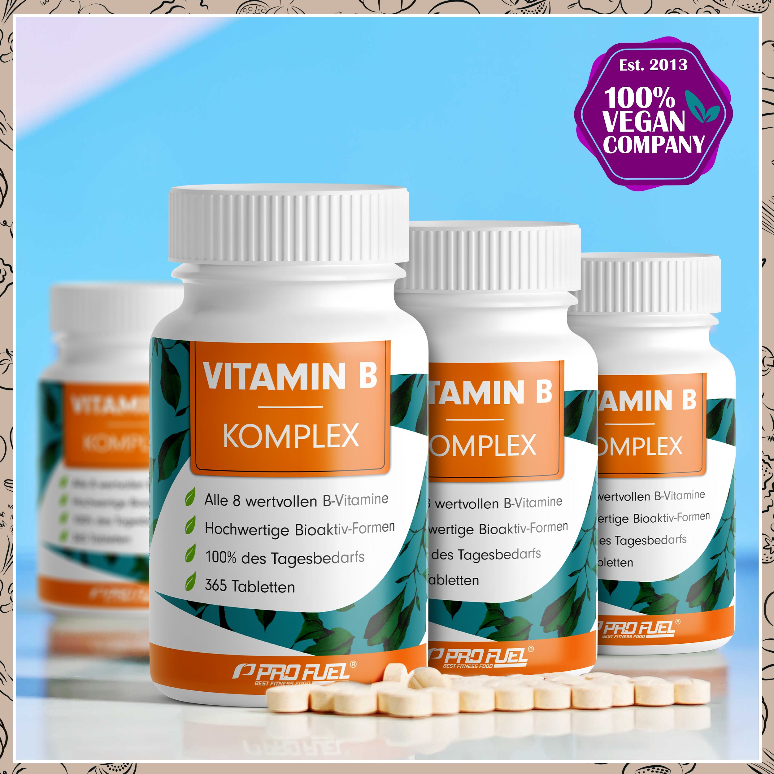 ProFuel - VITAMIN B Komplex 365 St - Shop Apotheke