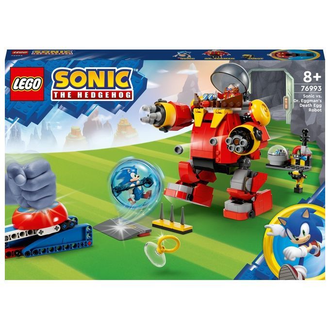 LEGO Sonic the Hedgehog 76993 Sonic vs. Robot Death Egg del Dr. Eggman, Gioco per Bambini 8+ Anni c