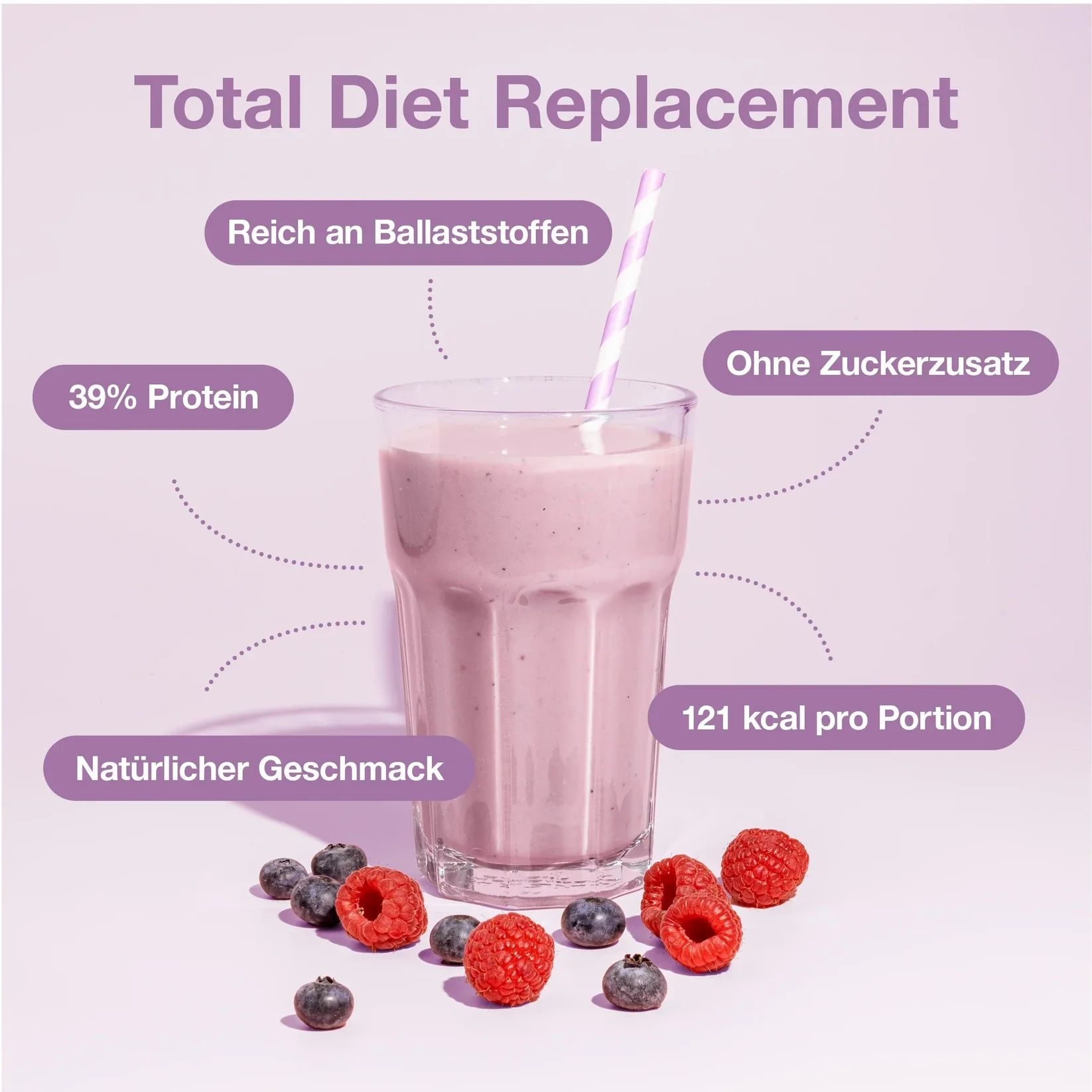 Diet Shake Blueberry Raspberry