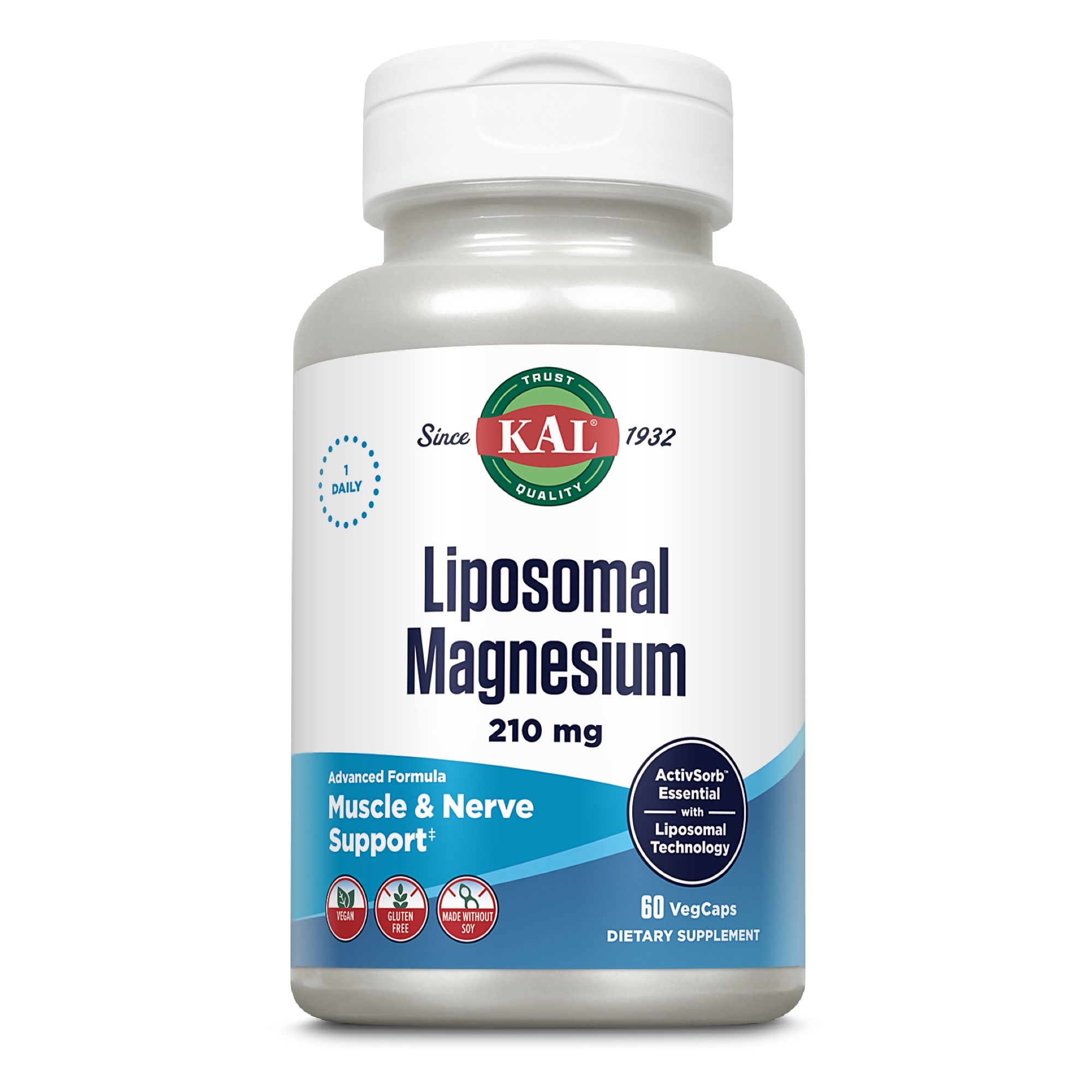 KAL Liposomales Magnesiumoxid 210 mg 60 St Kapseln