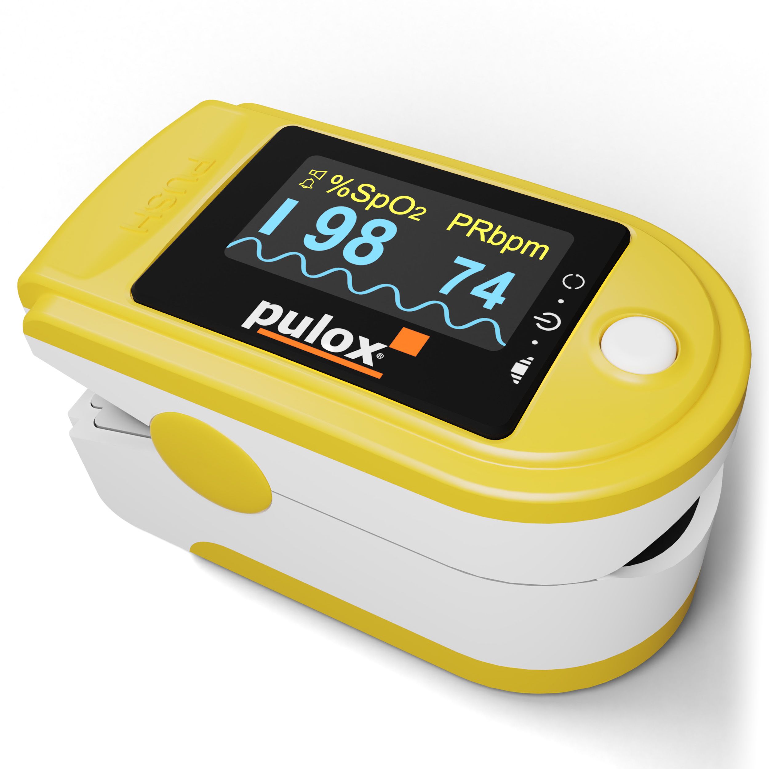 Pulox PO-200A Solo - Finger-Pulsoximeter - Gelb