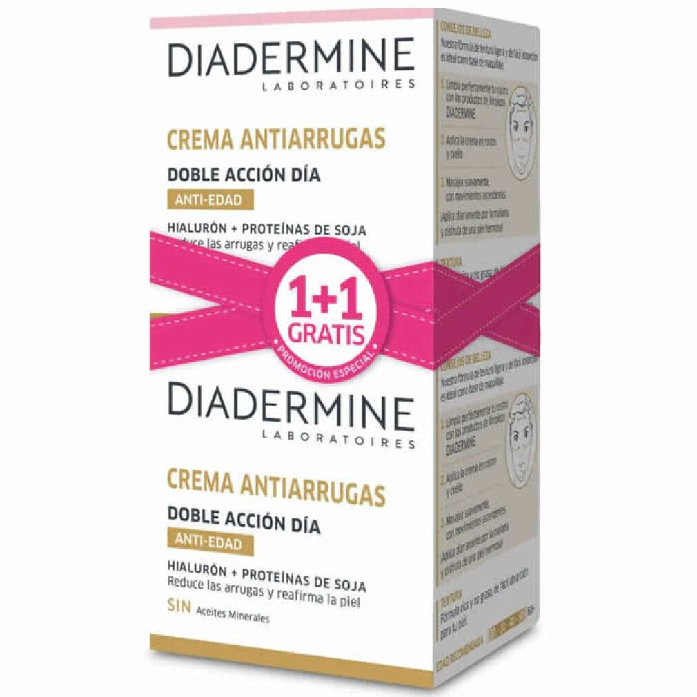Diadermine Double Action Anti Wrinkle Day Cream  Set 2 Artikel