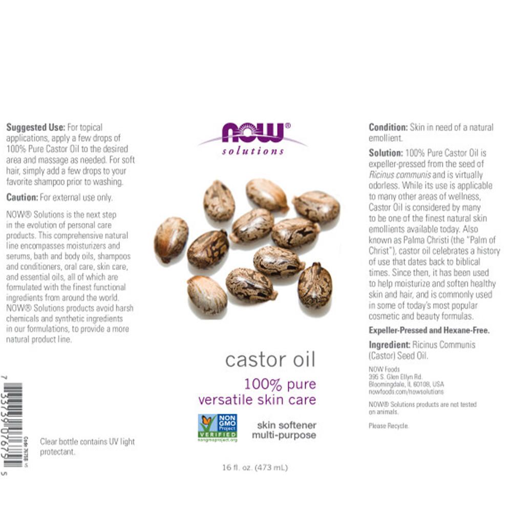 Now Foods, Castor Oil (Rizinusöl)