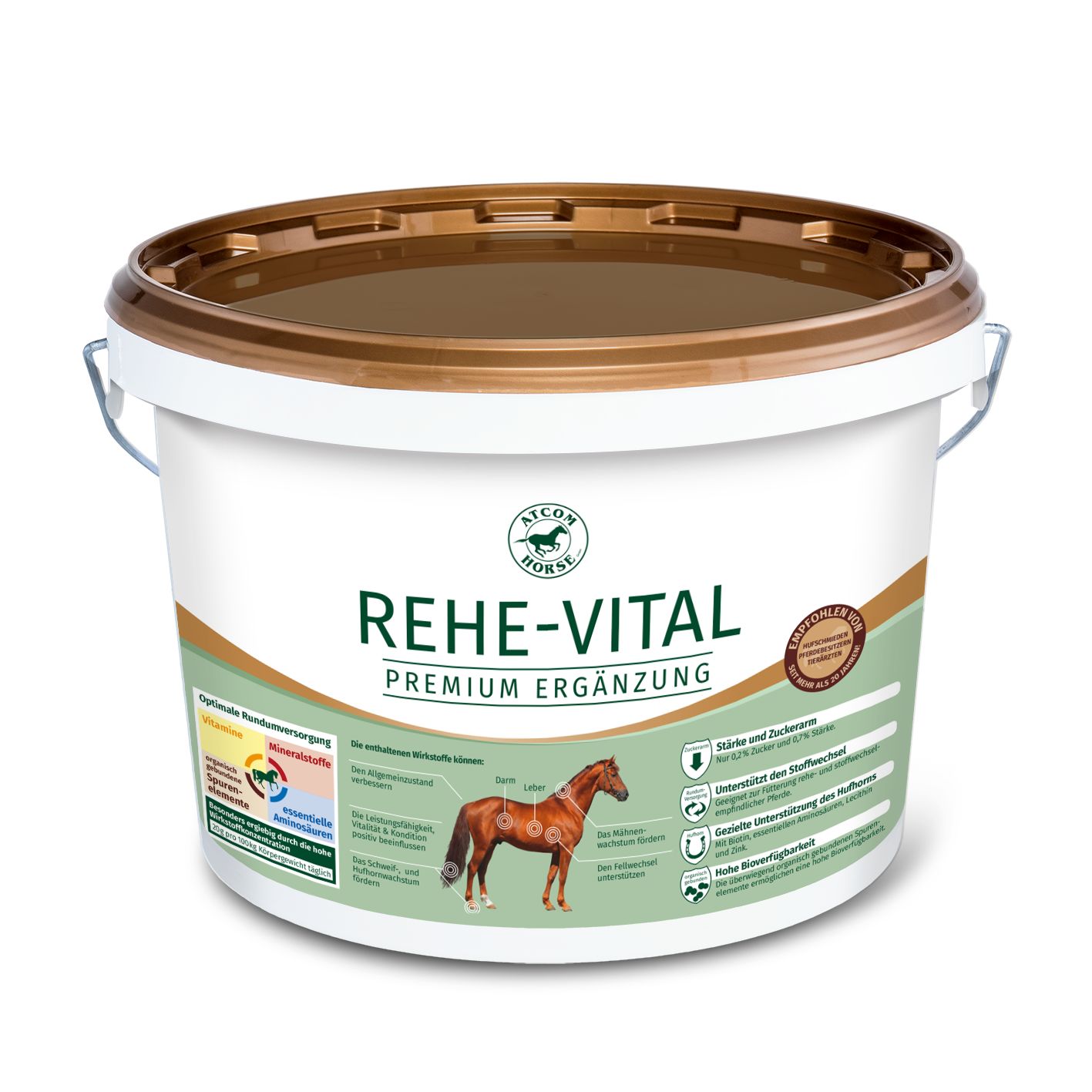 Atcom Rehe-Vital Unpelletiert 10 kg