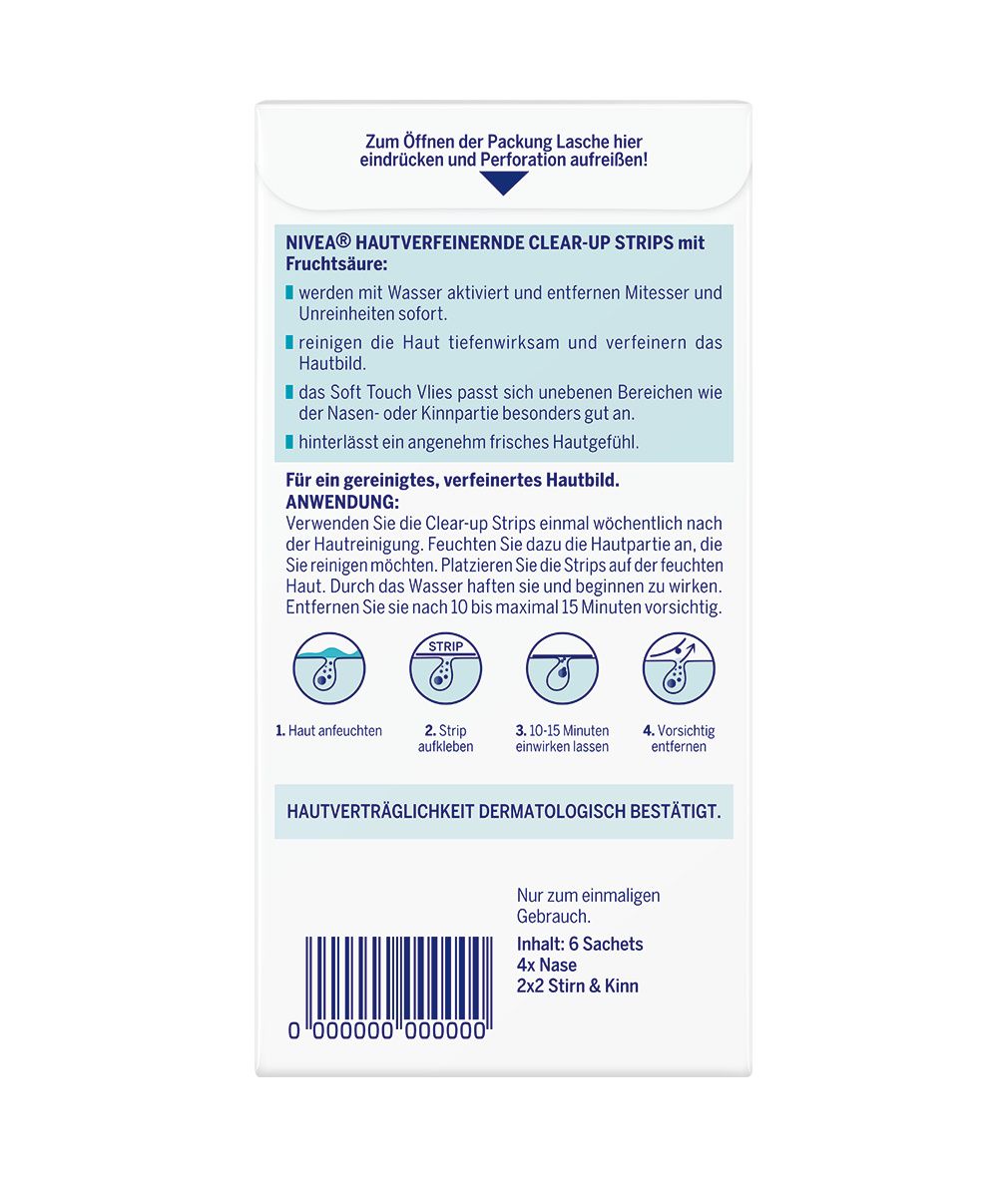 NIVEA Hautverfeinernde Clear-Up Strips