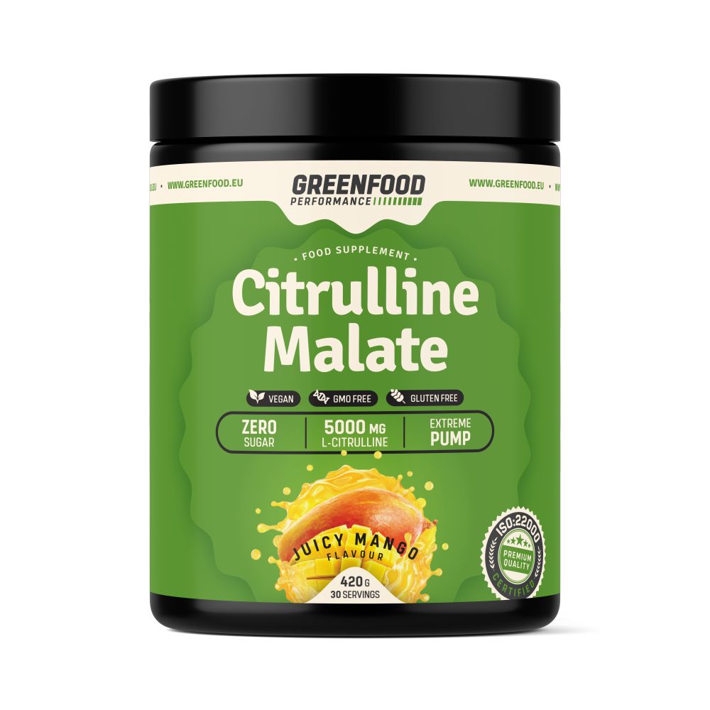 GreenFood Nutrition Performance Citrulline Malate Juicy Mango