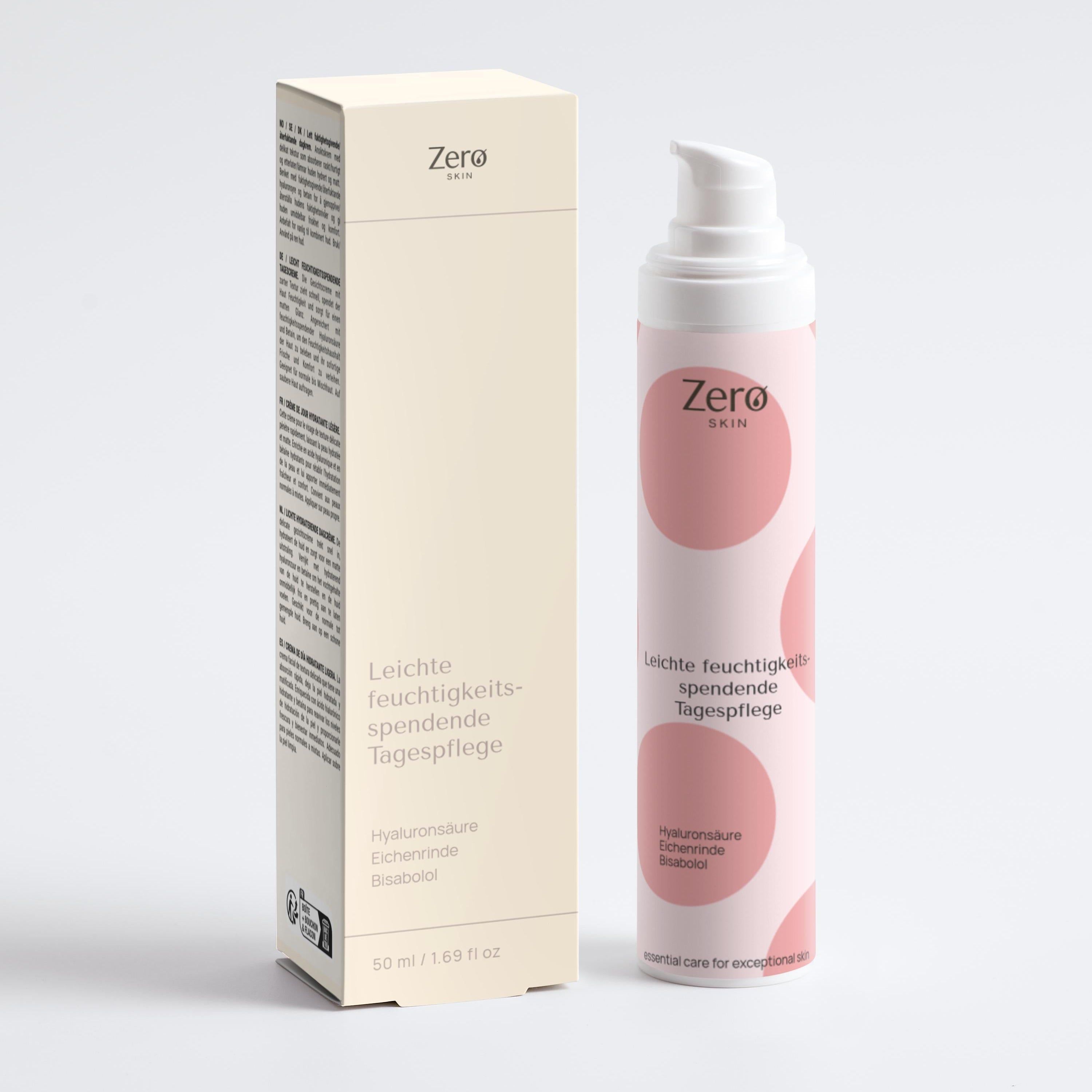 Zero Skin Leichte feuchtigkeitsspendene Tagespflege, hydratisierend und mattierend für Mischhaut