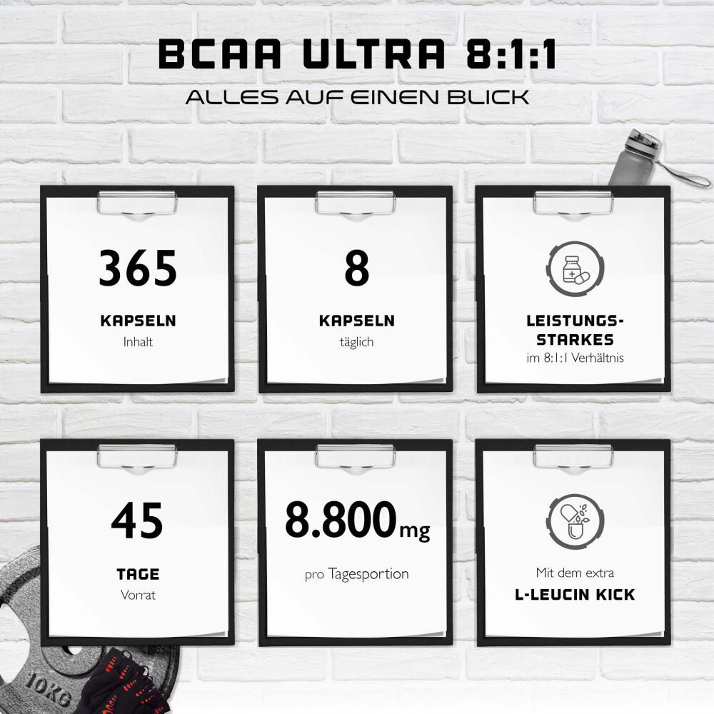 GEN Bcaa Ultra 8:1:1 365 St Kapseln