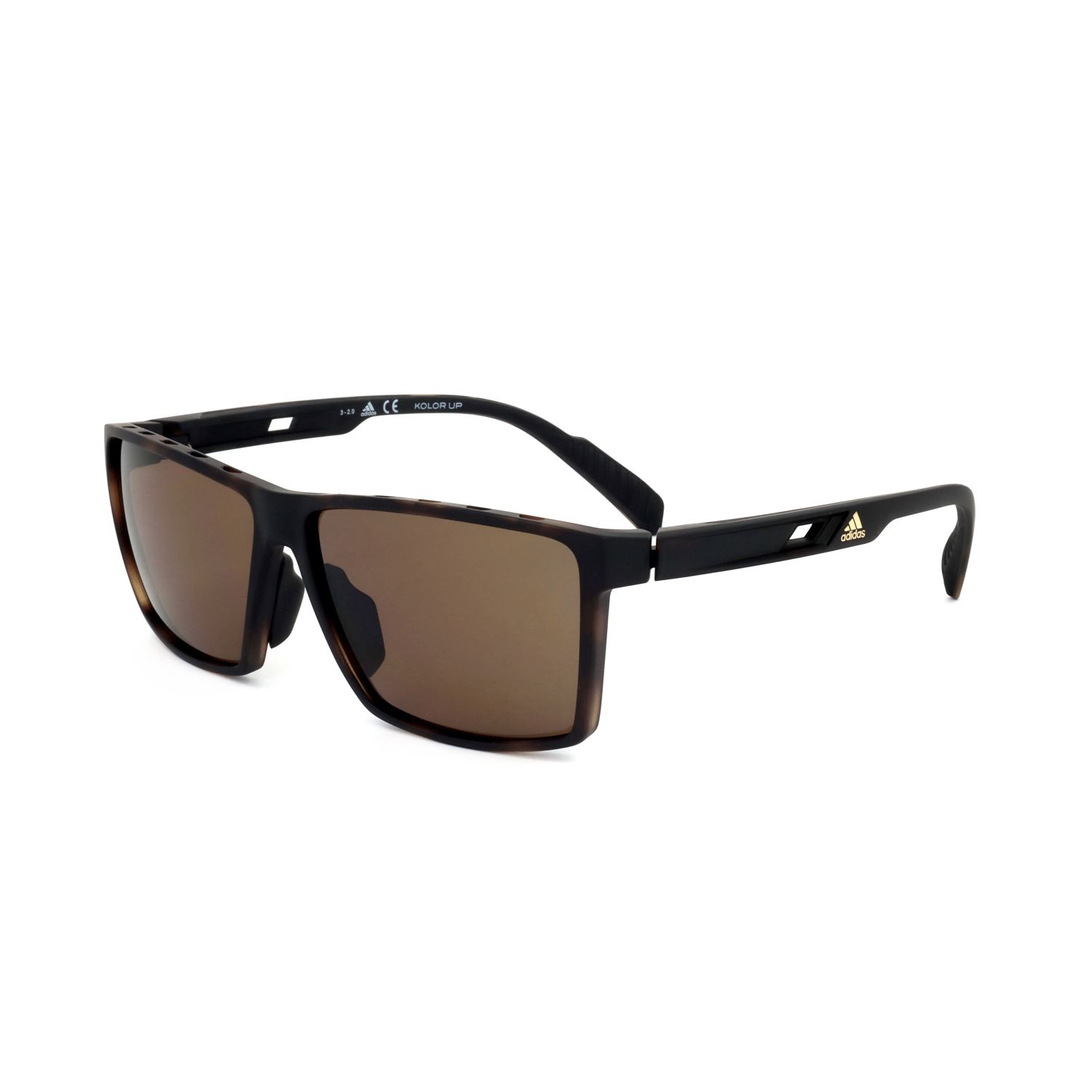 Adidas occhiali da sole uomo SP0034 mottled dark brown