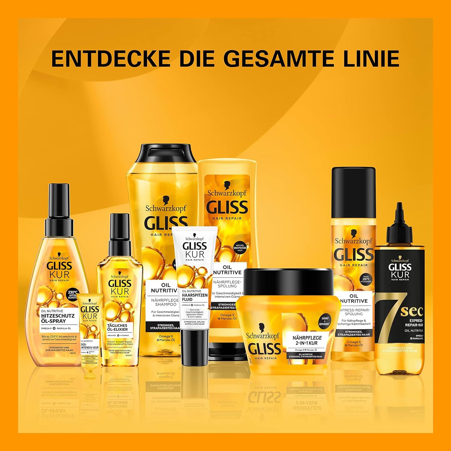 Schwarzkopf Gliss Kur 2-in-1 Nährpflege Kur Oil Nutritive