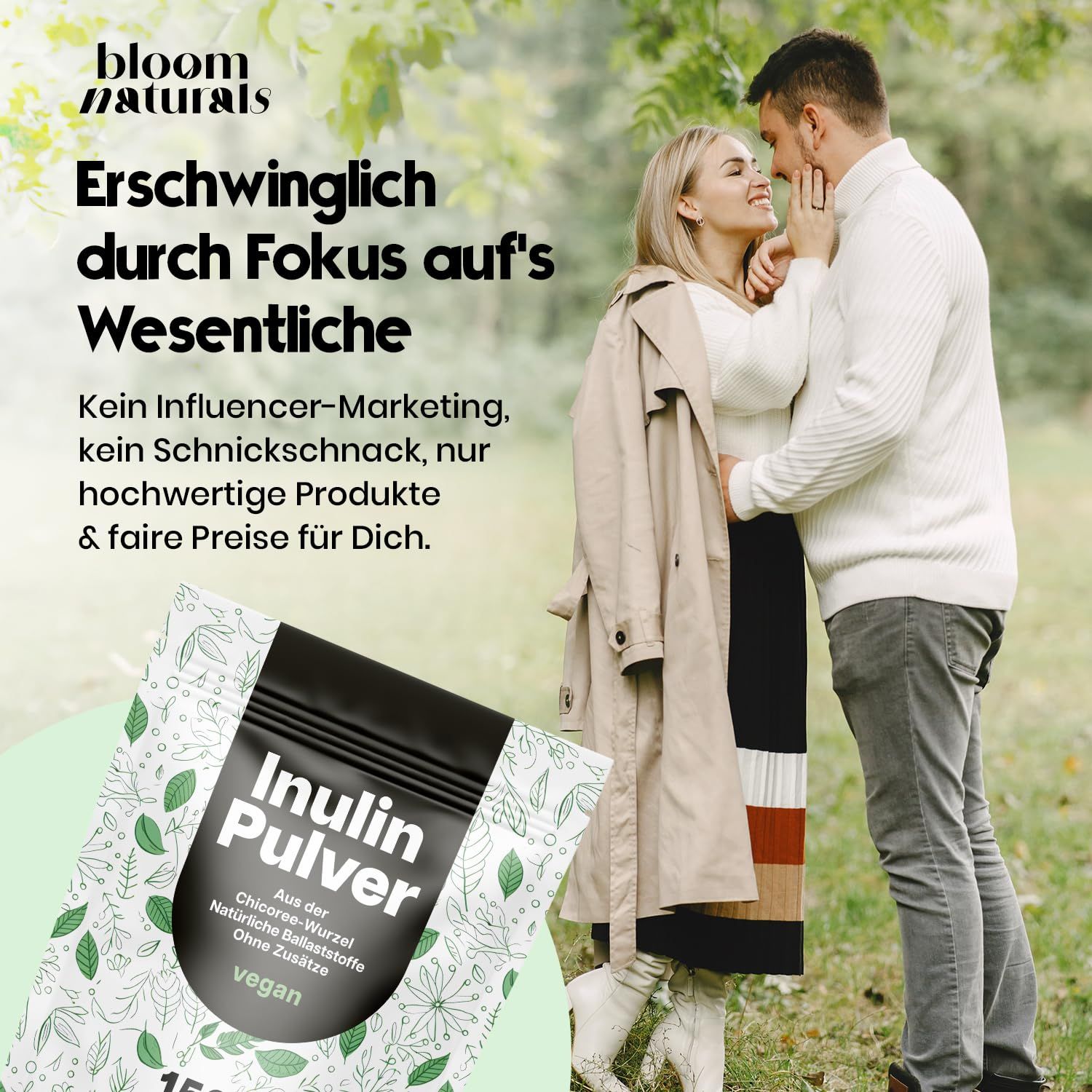 Bloom Naturals Inulin Pulver